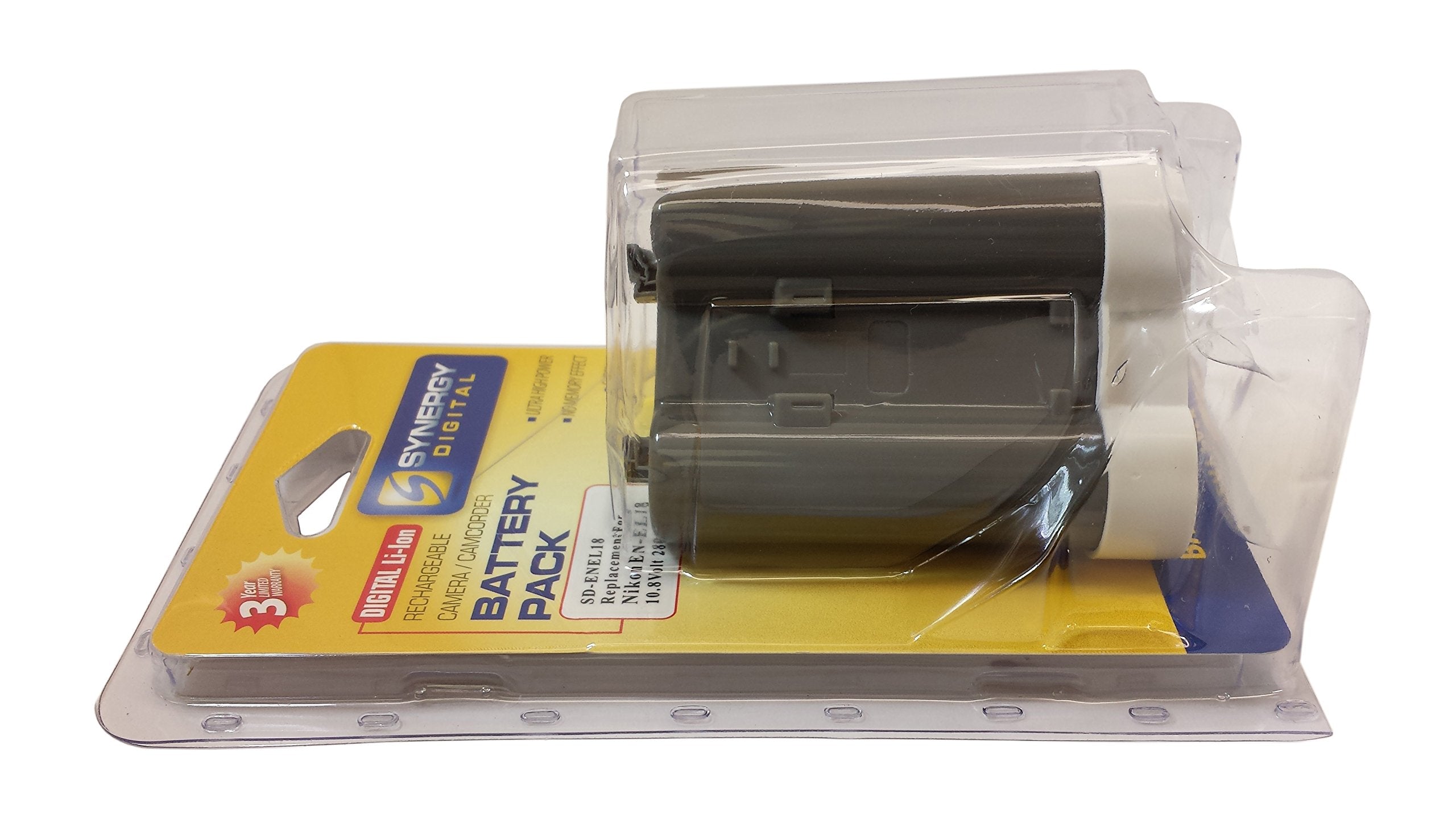 EN-EL18 Lithium Ion Rechargeable Battery 2800mAh 10.8V - High Capacity Replacement for Nikon EN-EL18 Battery - Perfect for Nikon DSLR Cameras, Professional Photography & Video Shooting