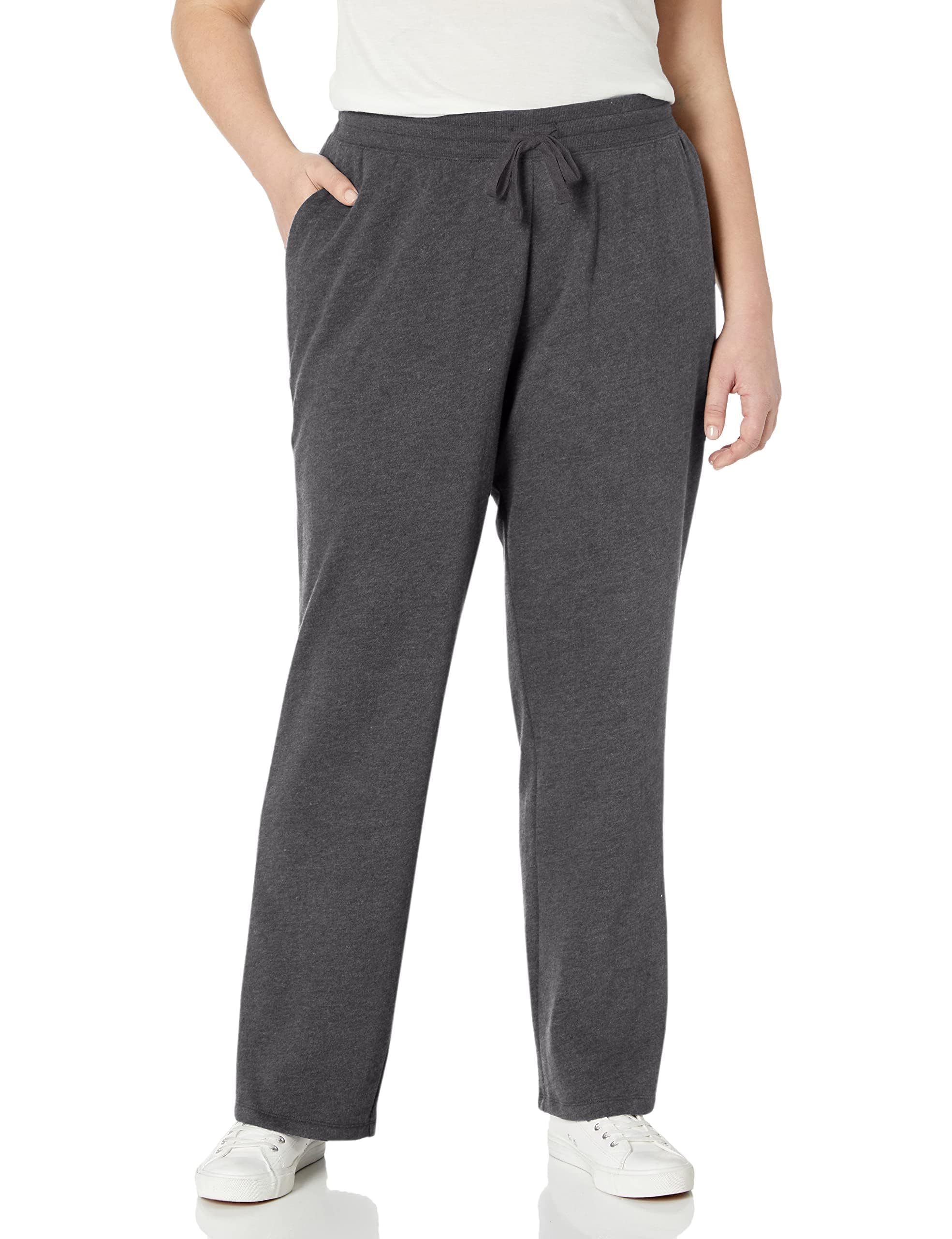 Amazon Essentials Women's Fleece Straight Leg Sweatpants - Comfortable Lounge Pants for Relaxing at Home, Yoga & Casual Wear (Plus Size Available)