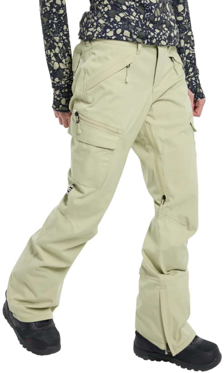 Burton Women's Gloria 2 Layer Stretch Snowboard Pants 2024 - Waterproof & Breathable Ski Pants for Winter Sports & Outdoor Activities