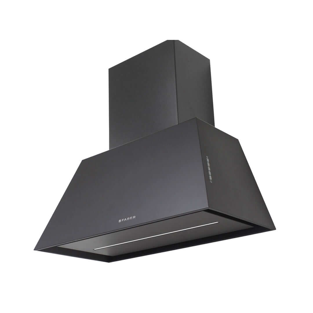 Faber Chloe Matte Black Wall Mount Range Hood - 30