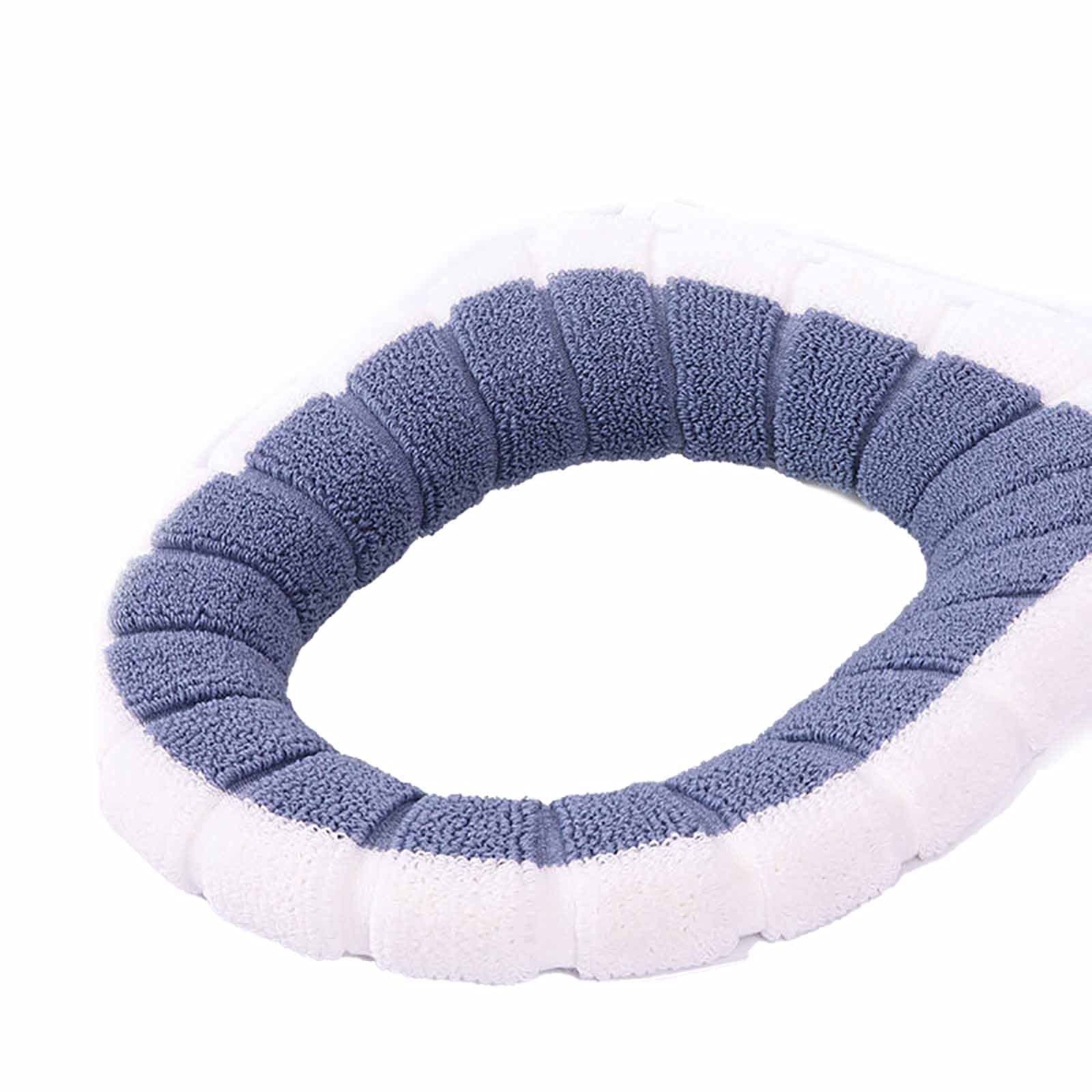 Xuptor Soft Toilet Seat Cushion Pad - Comfortable & Portable Bathroom Accessory for Elderly & Post-Surgery Use - Non-Slip Toilet Seat Cover - Blue (Perfect for Home, Hospital & Travel)