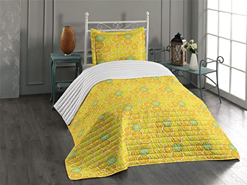 Yellow White and Green