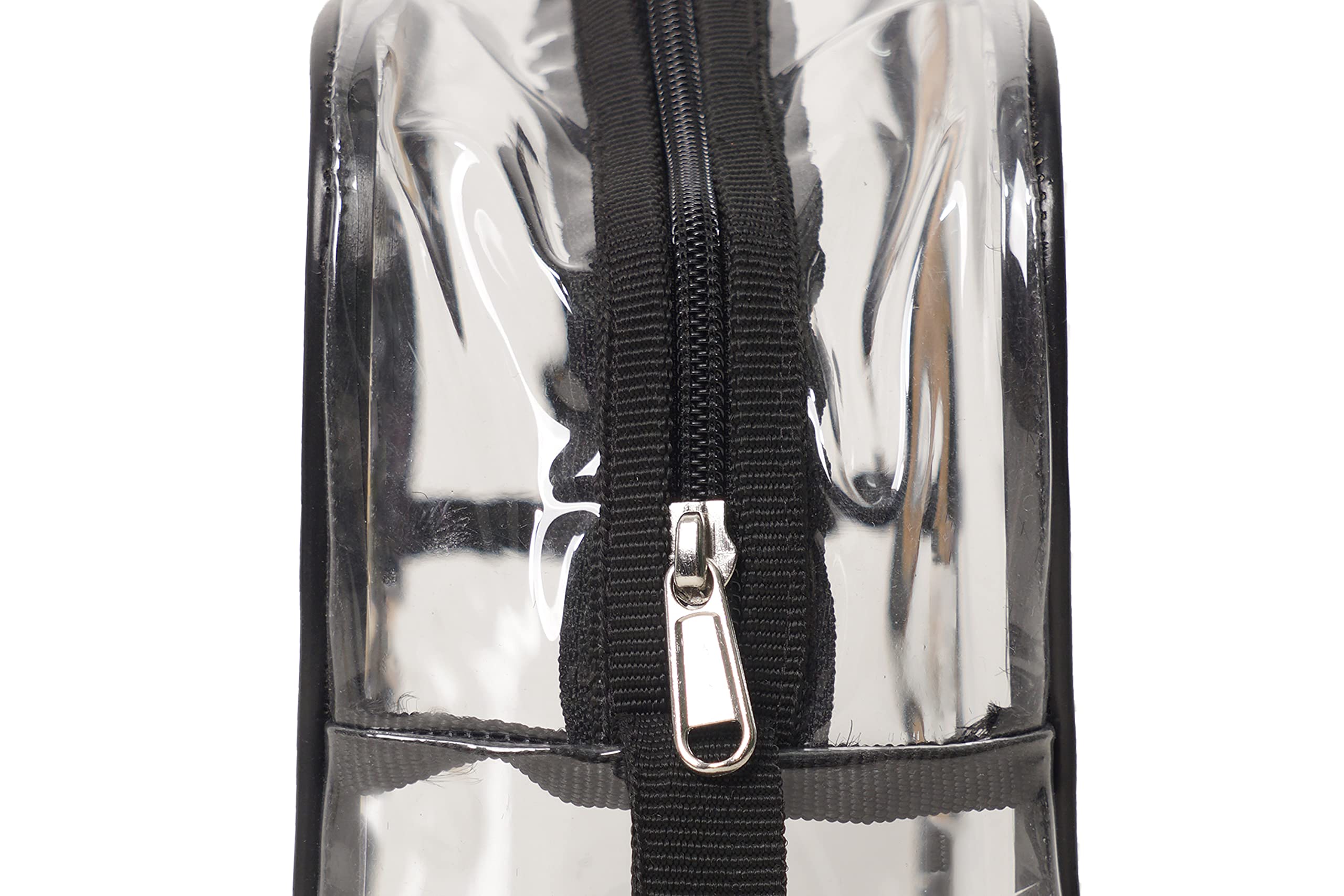 Waterproof Clear Makeup Bag with Handle - Portable Transparent Travel Cosmetic & Toiletry Organizer Pouch by HOME HEART | Perfect for Travel, Gym, Beach & Daily Essentials Storage