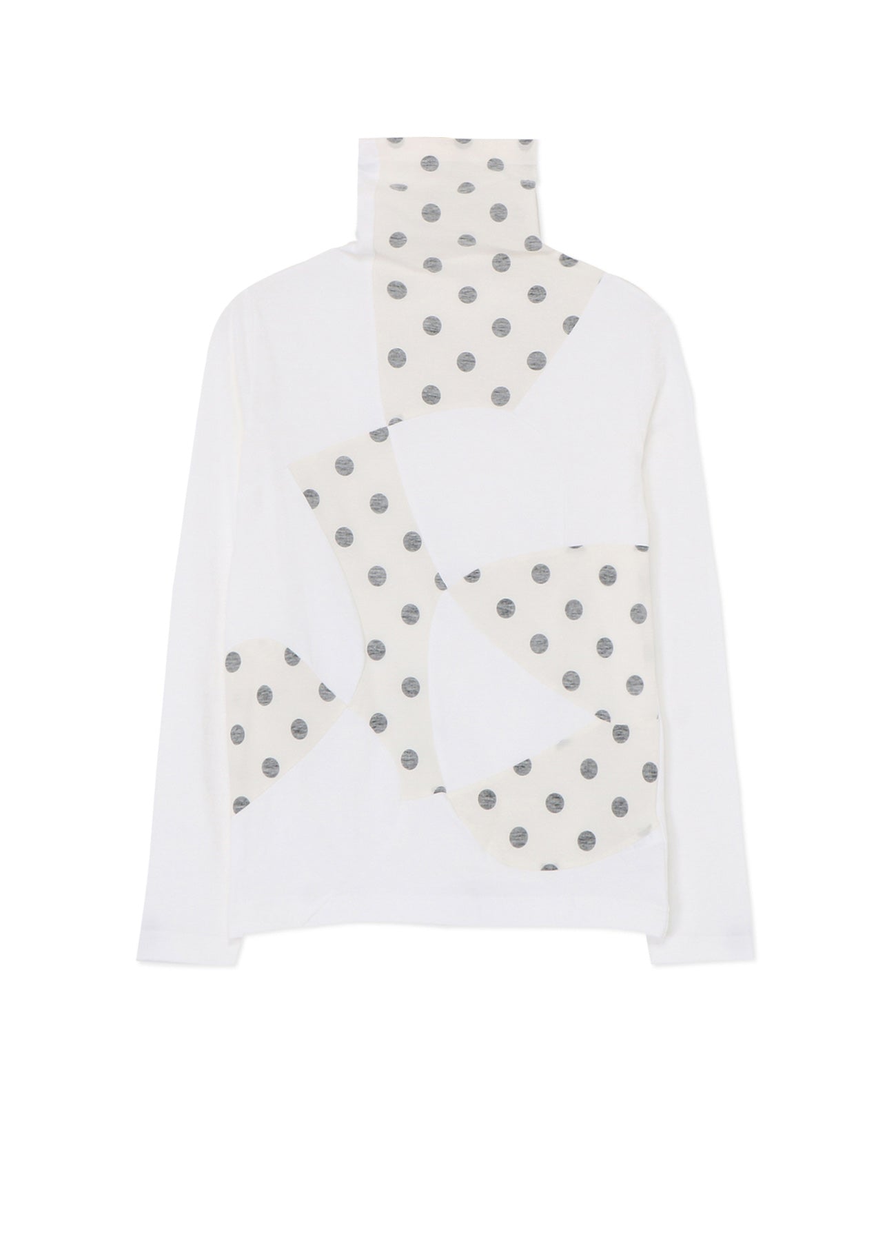 Soft Cotton Jersey Patchwork Turtleneck Sweater for Women - Cozy Winter Layering & Casual Office Wear