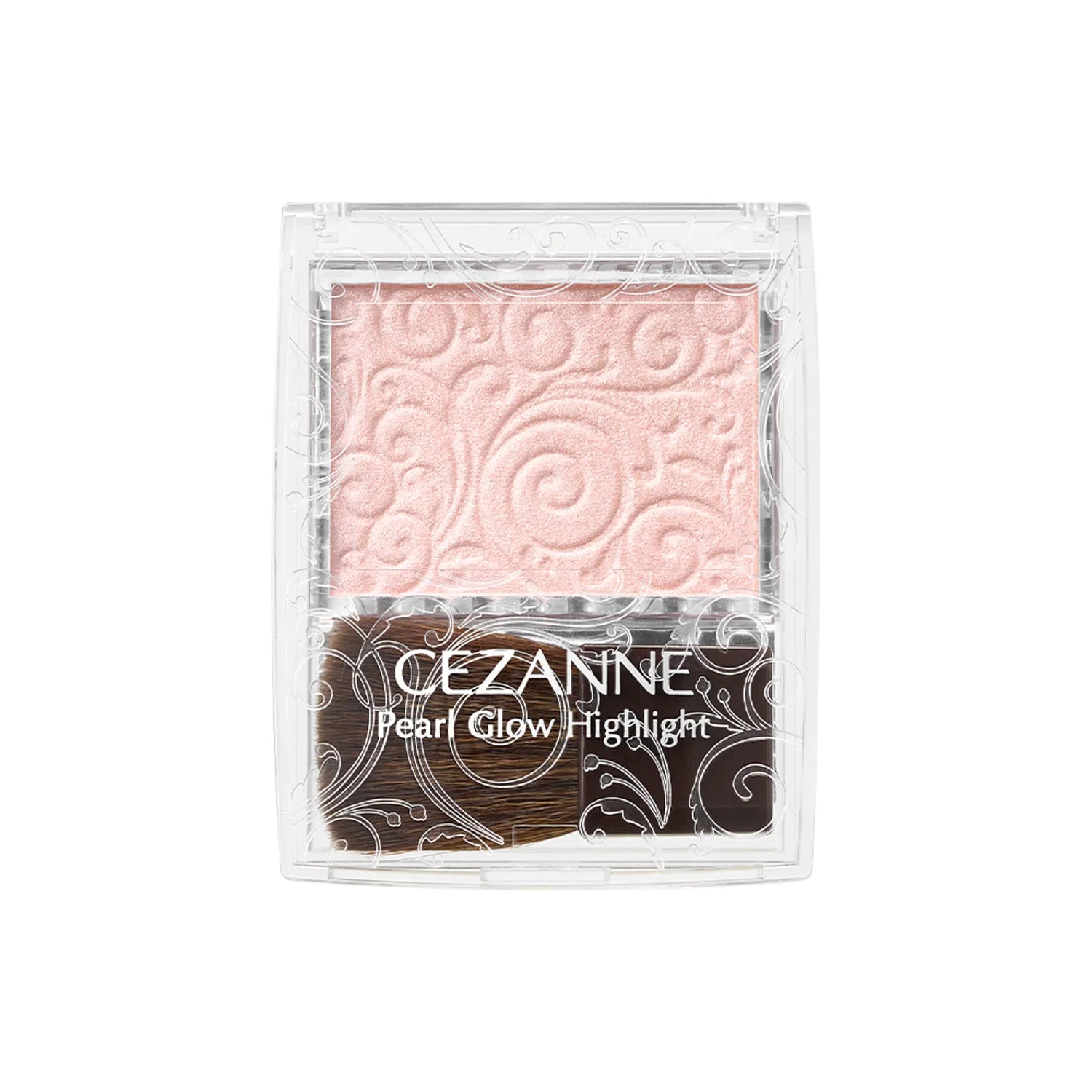 CEZANNE Pearl Glow Highlighter 2.4g - 4 Shimmering Shades for Cheekbones & Face Contouring | Perfect for Daily Makeup & Special Occasions