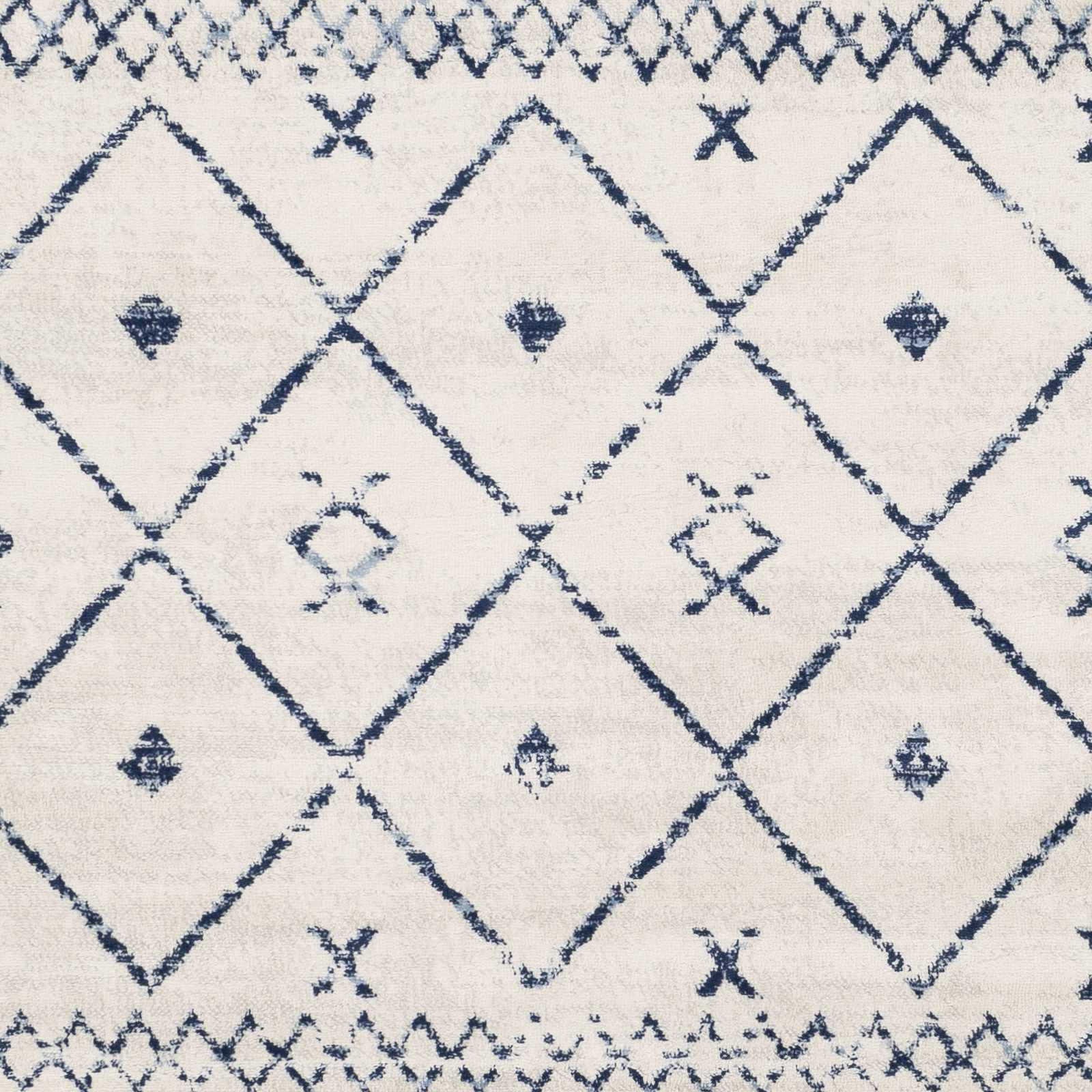 Hauteloom Everett Blue and Gray Area Rug 9' x 12'3