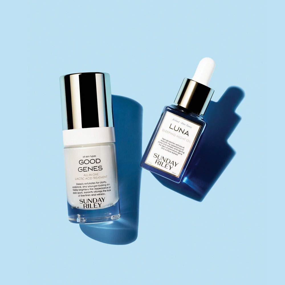 Sunday Riley Power Couple Kit - Anti-Aging Skincare Duo with Retinol & Vitamin C | Perfect for Nighttime Routine & Glowing Skin