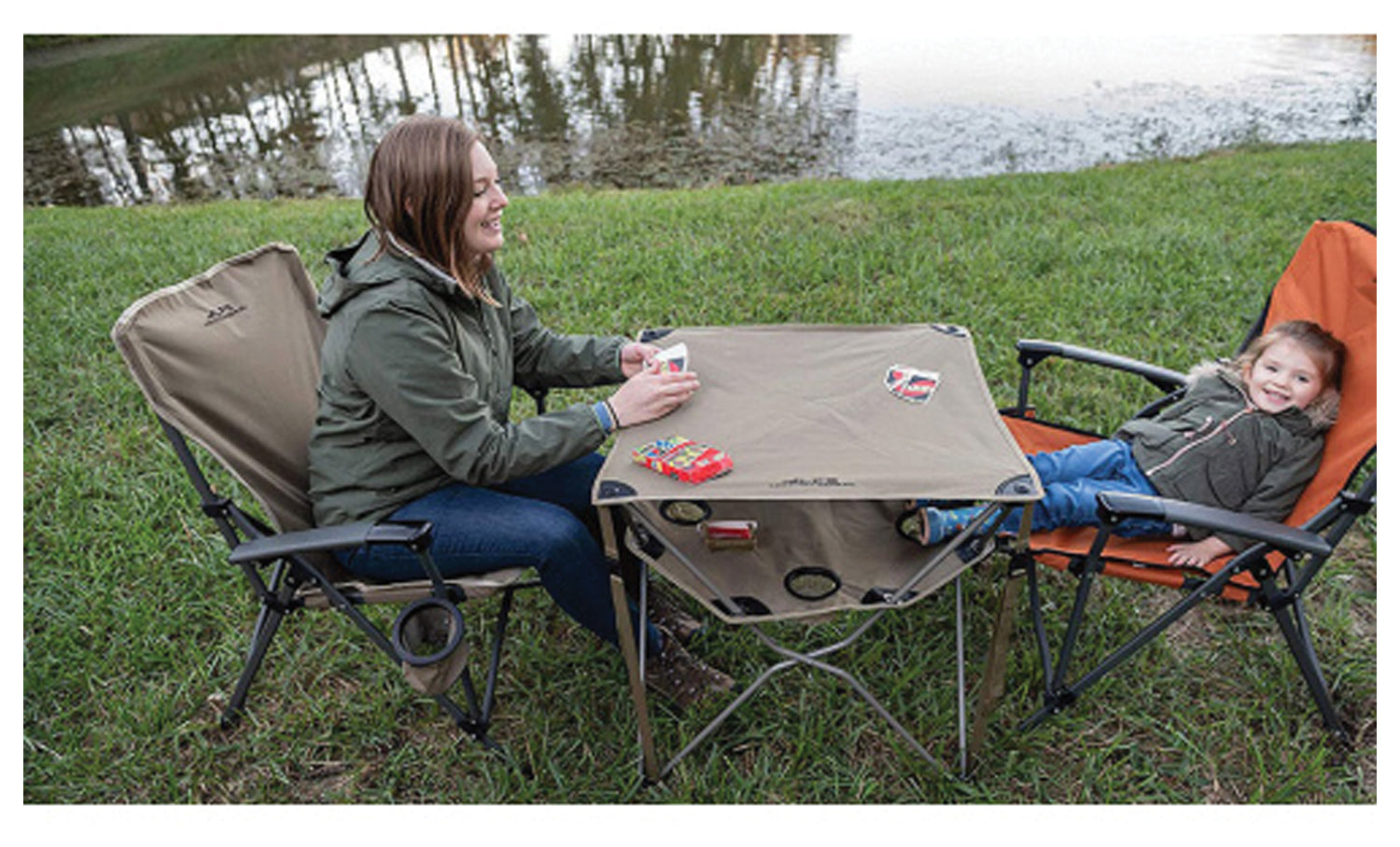 Alps Mountaineering Eclipse Table - Lightweight & Durable Outdoor Camping Table for Picnics, Backpacking, RV Trips & Beach Use (Clay Color)