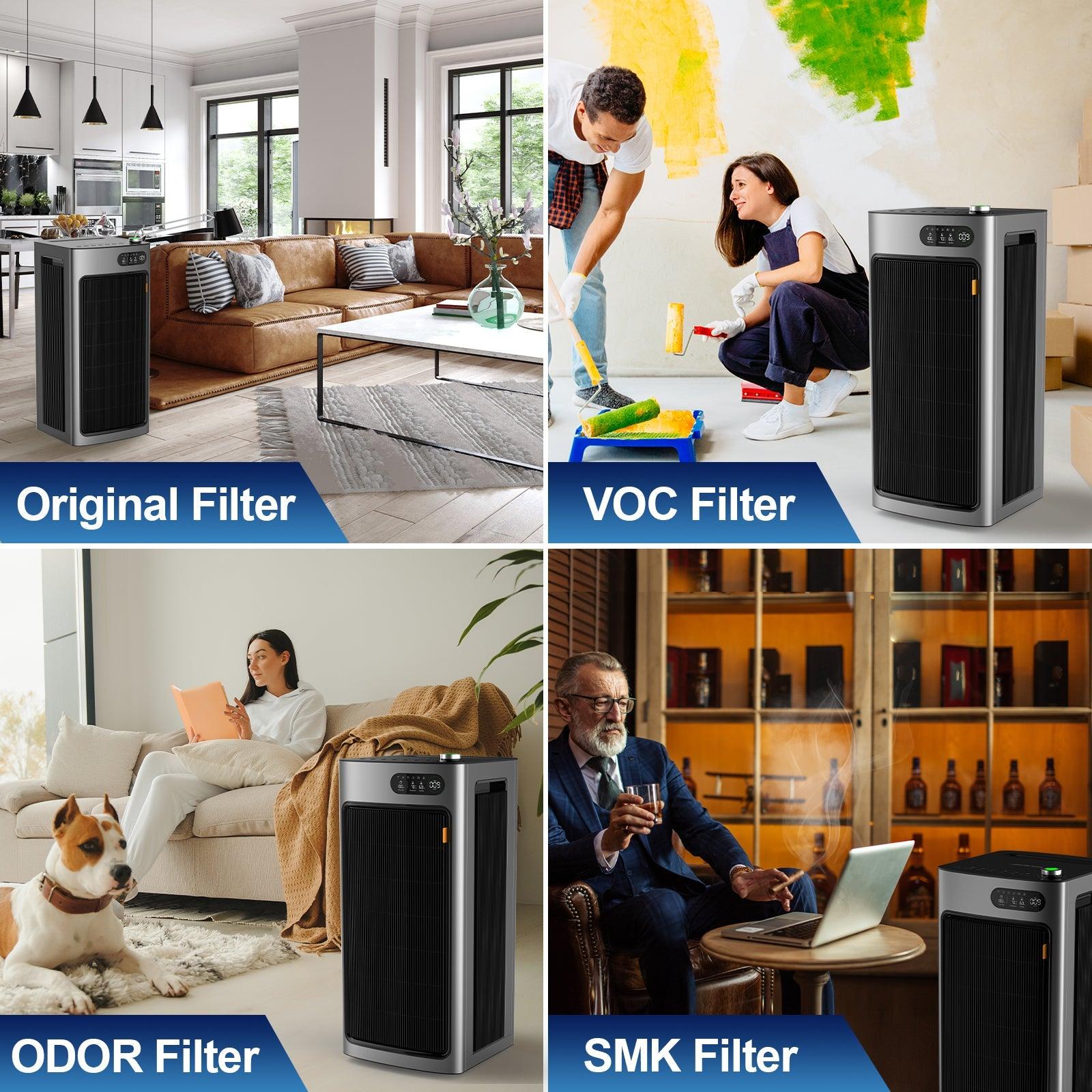 Jafanda JF1500 Original Replacement Air Filters - 2 Pack for Home, Office & HVAC Systems