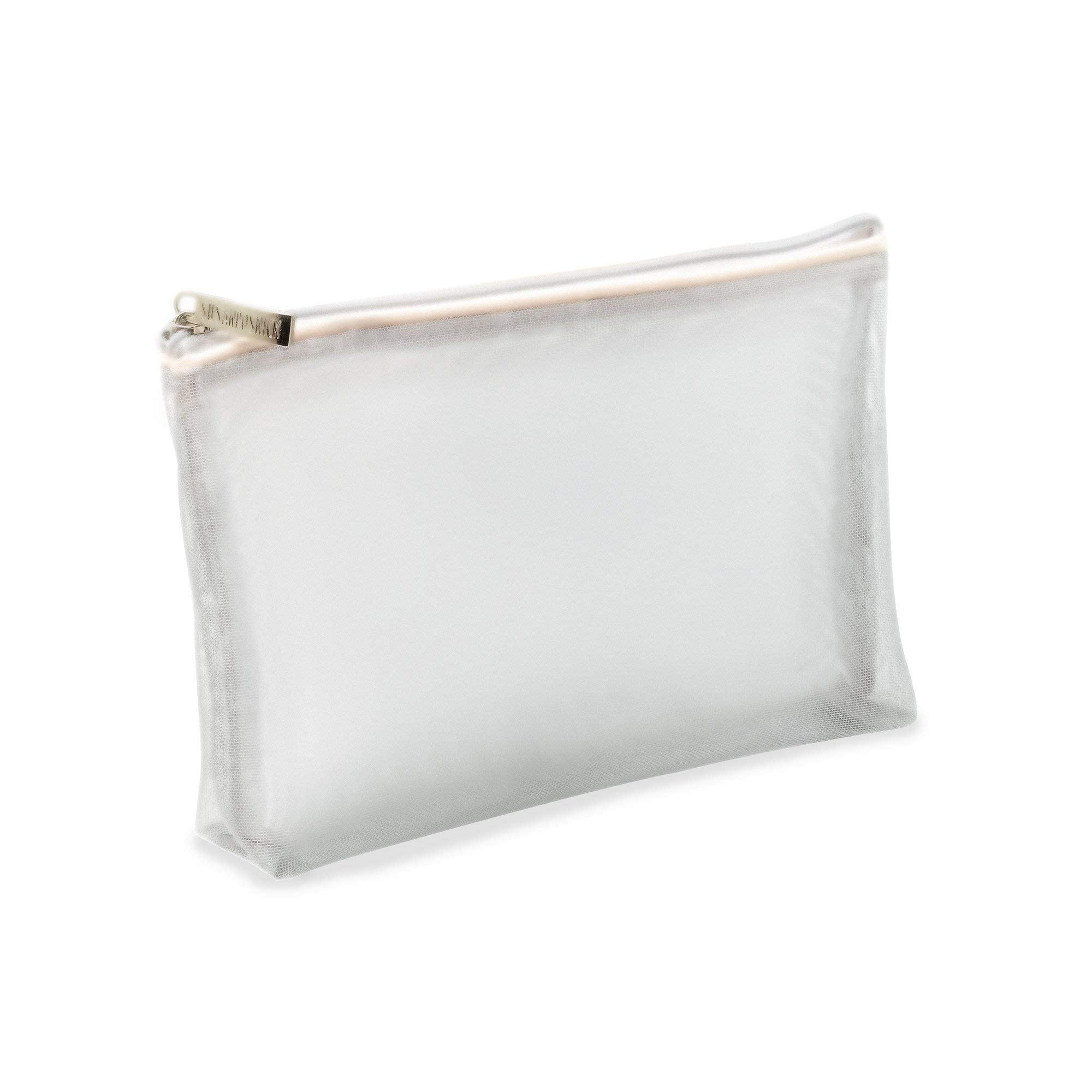 Natural Vegan Makeup Bag - Mesh Cosmetic Case for Susan Posnick Brushes | Travel & Storage