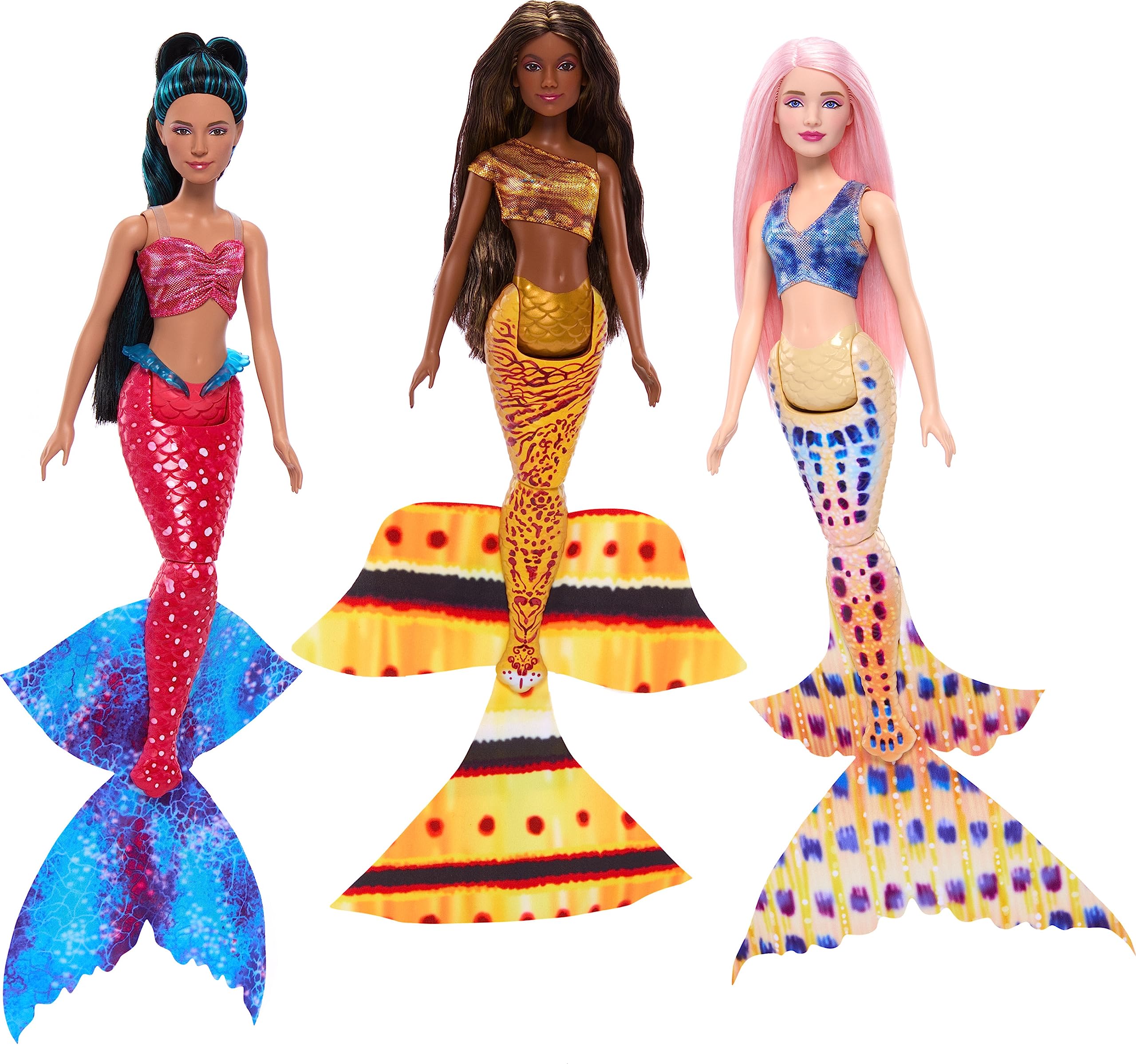 Mattel Disney The Little Mermaid Ultimate Ariel Sisters 7-Pack Doll Set - 7 Fashion Mermaid Dolls Collection Inspired by The Little Mermaid Movie | Perfect Gift for Kids Birthday, Christmas & Underwater Fantasy Play