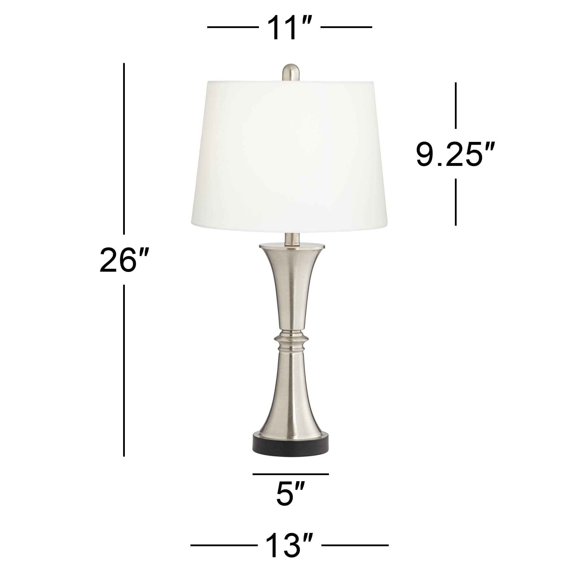 360 Lighting Seymore Modern Table Lamps Set of 2 - 26