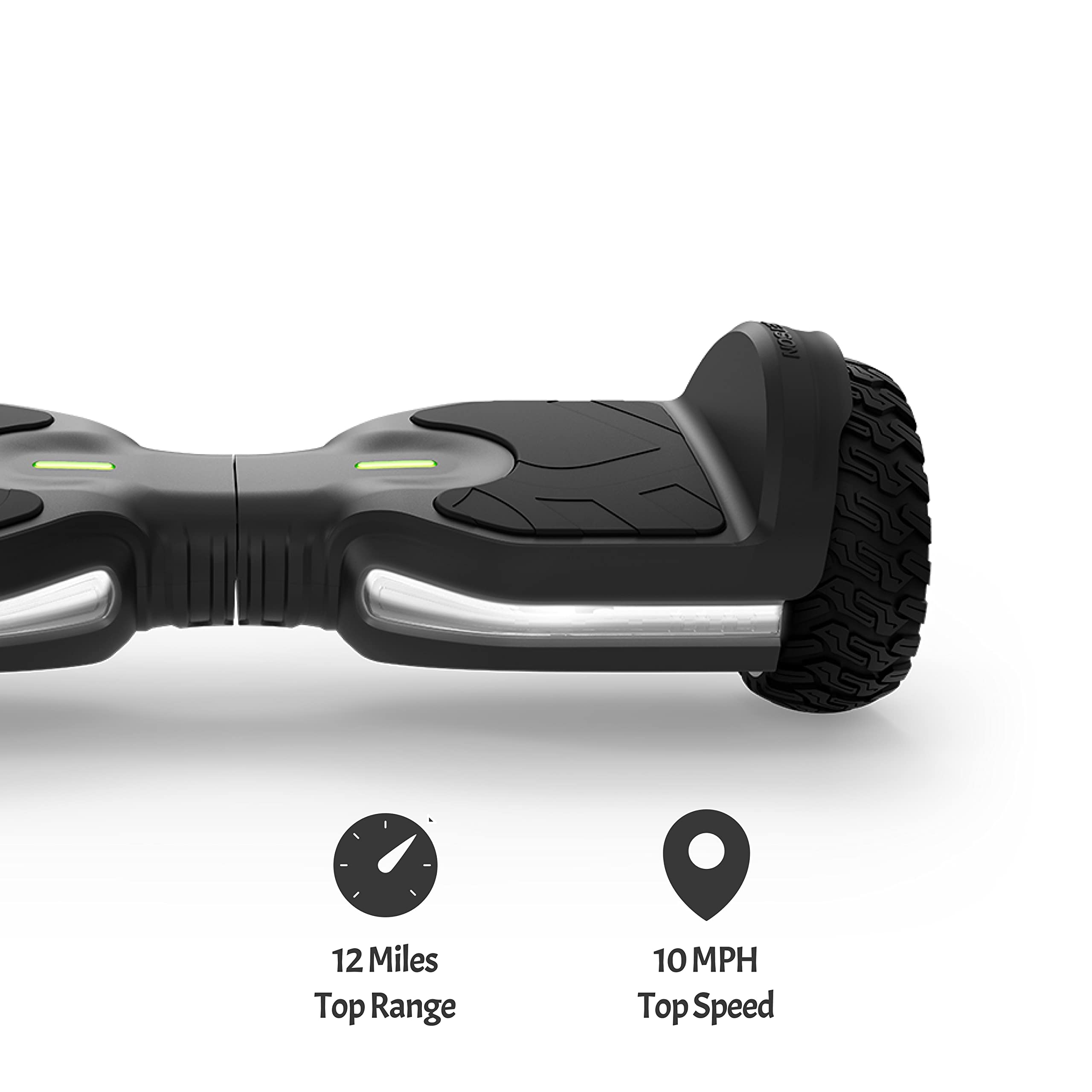 Jetson Self Balancing Hoverboard with Built-in Bluetooth Speaker, All-Terrain Tires & LED Lights - Perfect for Kids & Adults, Indoor & Outdoor Riding, Commuting & Fun Activities
