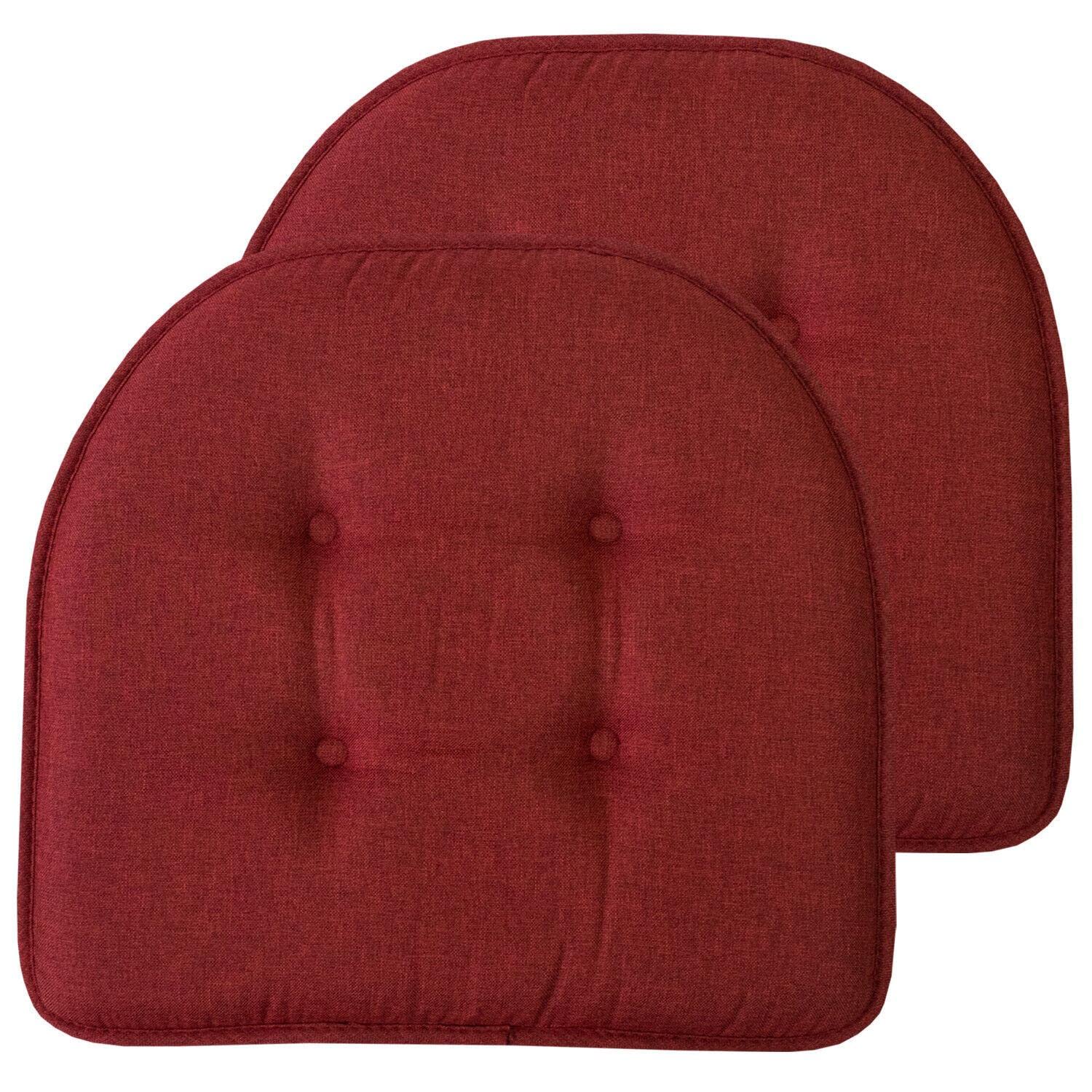 U-Shaped Memory Foam Chair Cushion - Non-Slip Back Support, 16