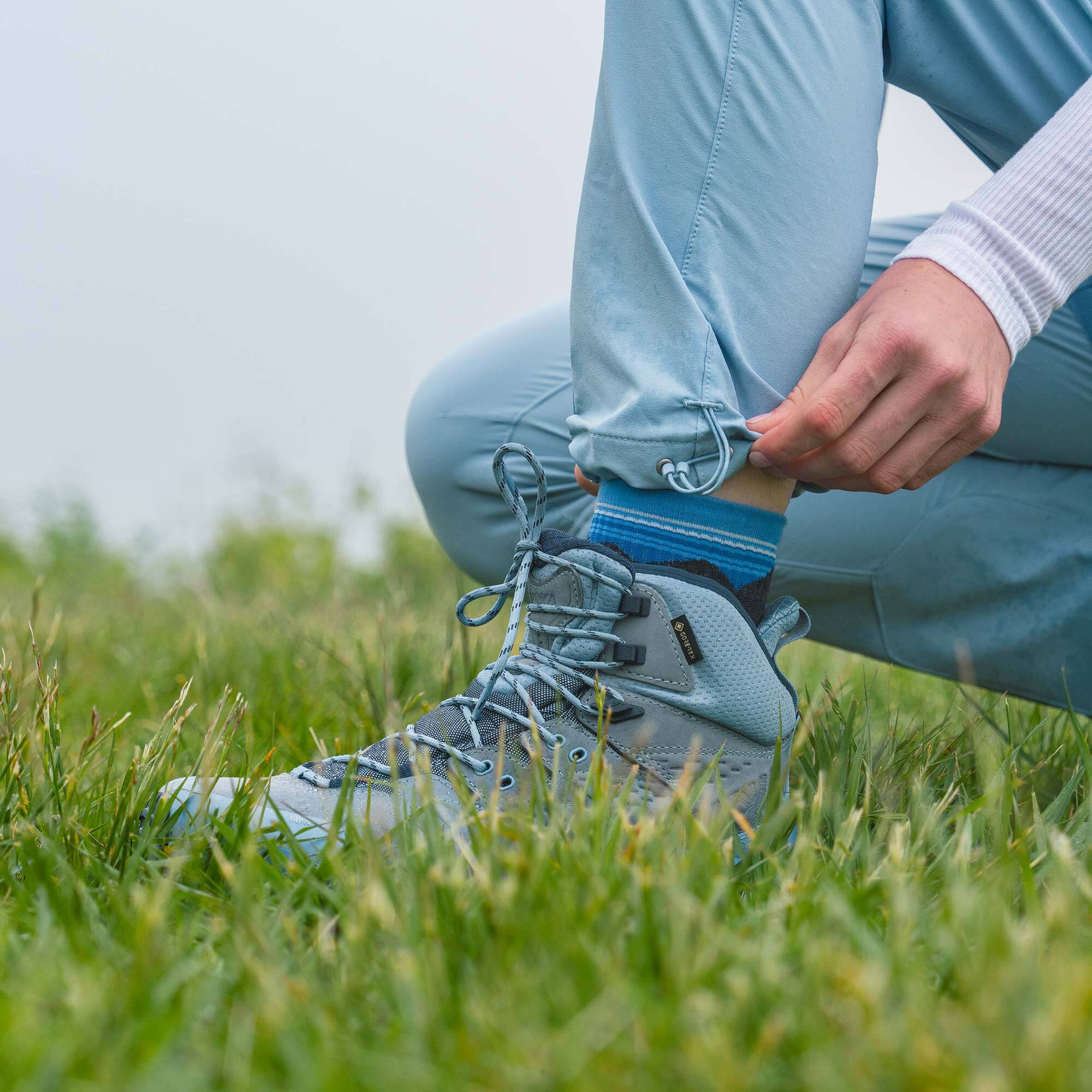 Trail Max Cushion Quarter Socks - Moisture-Wicking Hiking & Running Socks for Men & Women - Perfect for Outdoor Adventures, Camping & Trail Running