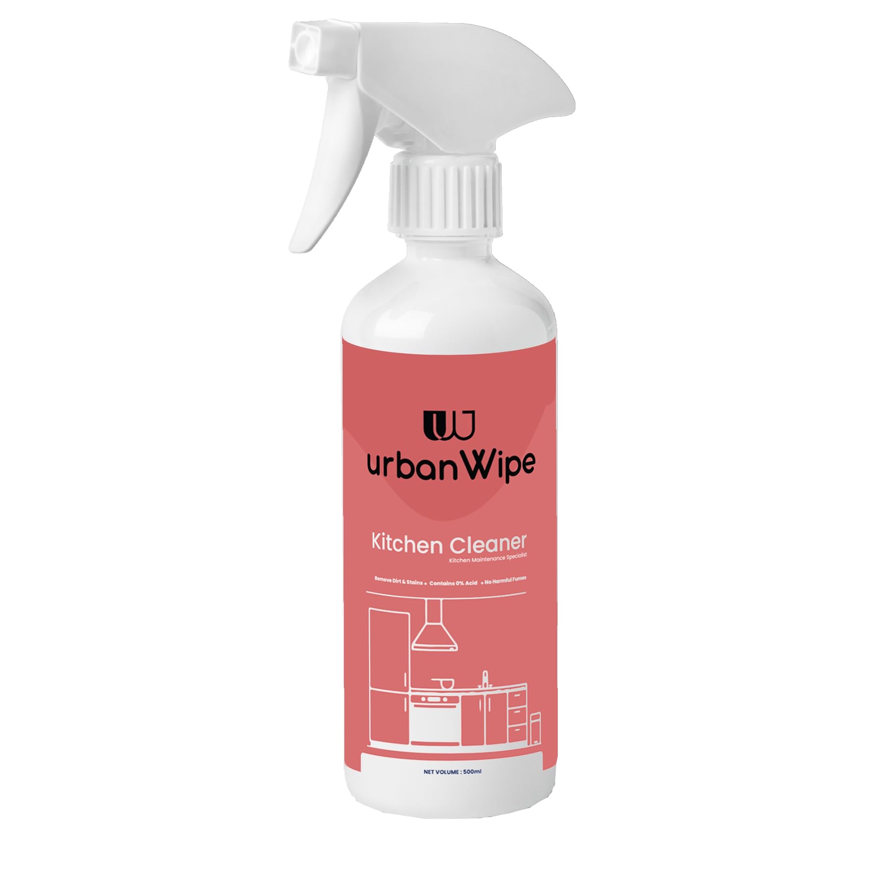 Premium Urban Wipe Furniture & Kitchen Cleaner Combo Set - 500ml Each | All-Purpose Wood Polish, Leather Conditioner & Stainless Steel Cleaner | Perfect for Countertops, Gas Stoves, Cabinets & Appliances | Safe for Daily Home & Office Use