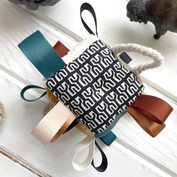 Handmade Soft Sensory Blocks for Babies & Toddlers - The Bird + Elephant Earth Rainbow Set - Montessori Sensory Toys for Early Learning & Playtime