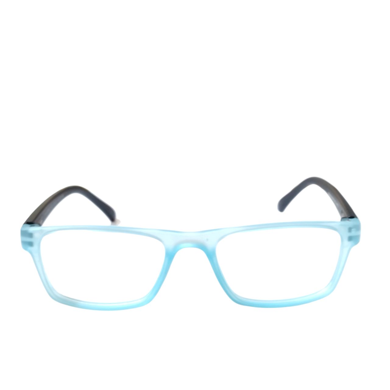 Stylish Blue & Black Full Rim Rectangle Eyeglass Frames for Men & Women - Perfect for Reading, Work & Everyday Use | Model 11802