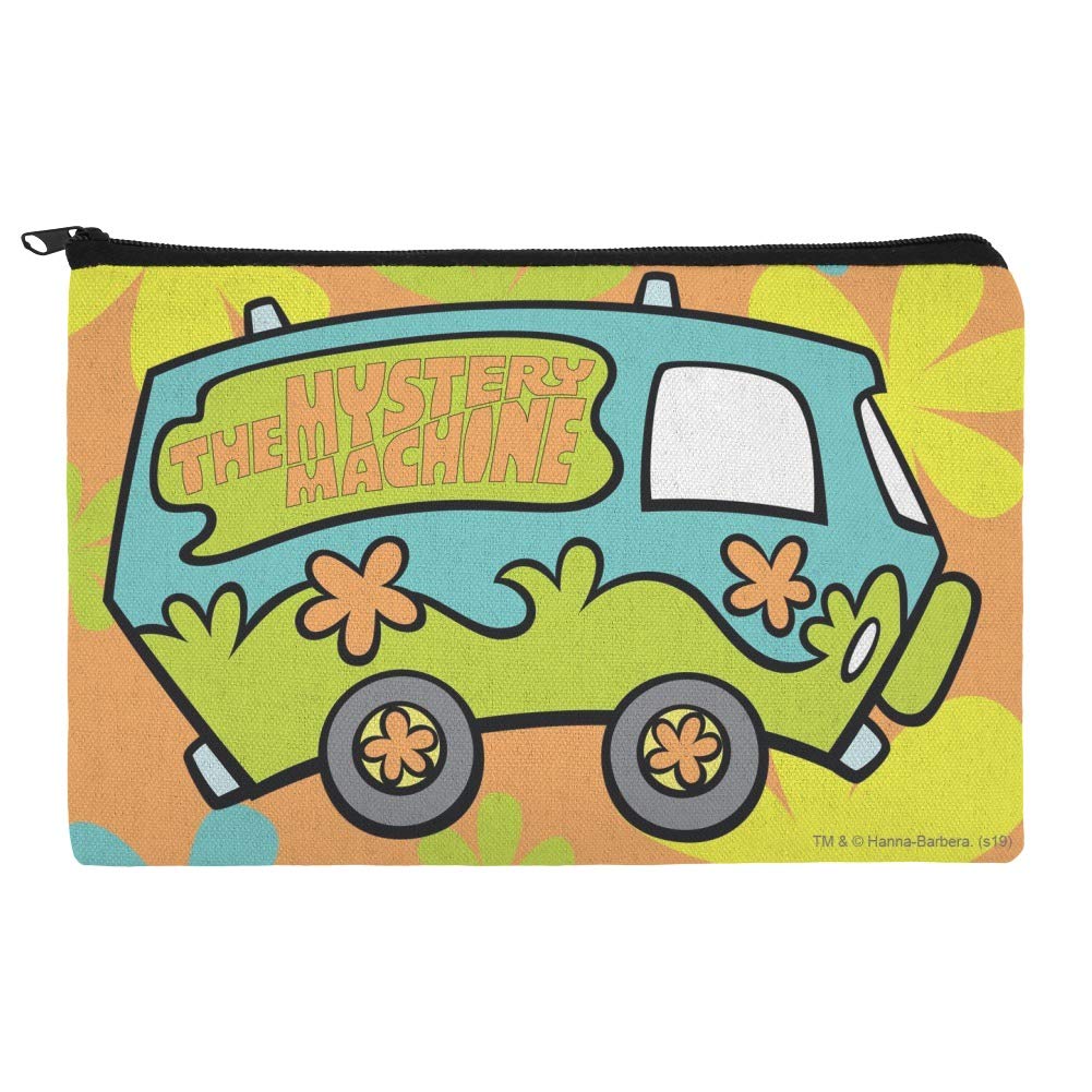 Scooby-Doo The Mystery Machine Makeup Bag - Waterproof Cosmetic Organizer Pouch for Travel, Gym & Daily Essentials | Cute Cartoon Design for Kids & Adults
