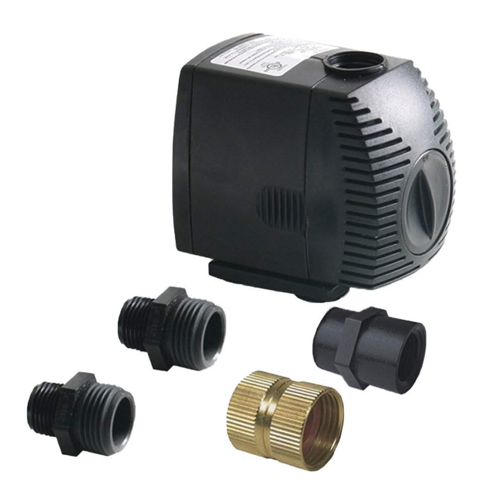 Algreen 500GPH Submersible Water Pump with 80 Gallon Rain Barrel Kit - Outdoor Garden Watering System for Efficient Rainwater Collection & Irrigation | Perfect for Eco-Friendly Lawn Care, Greenhouse Hydration & Sustainable Landscaping