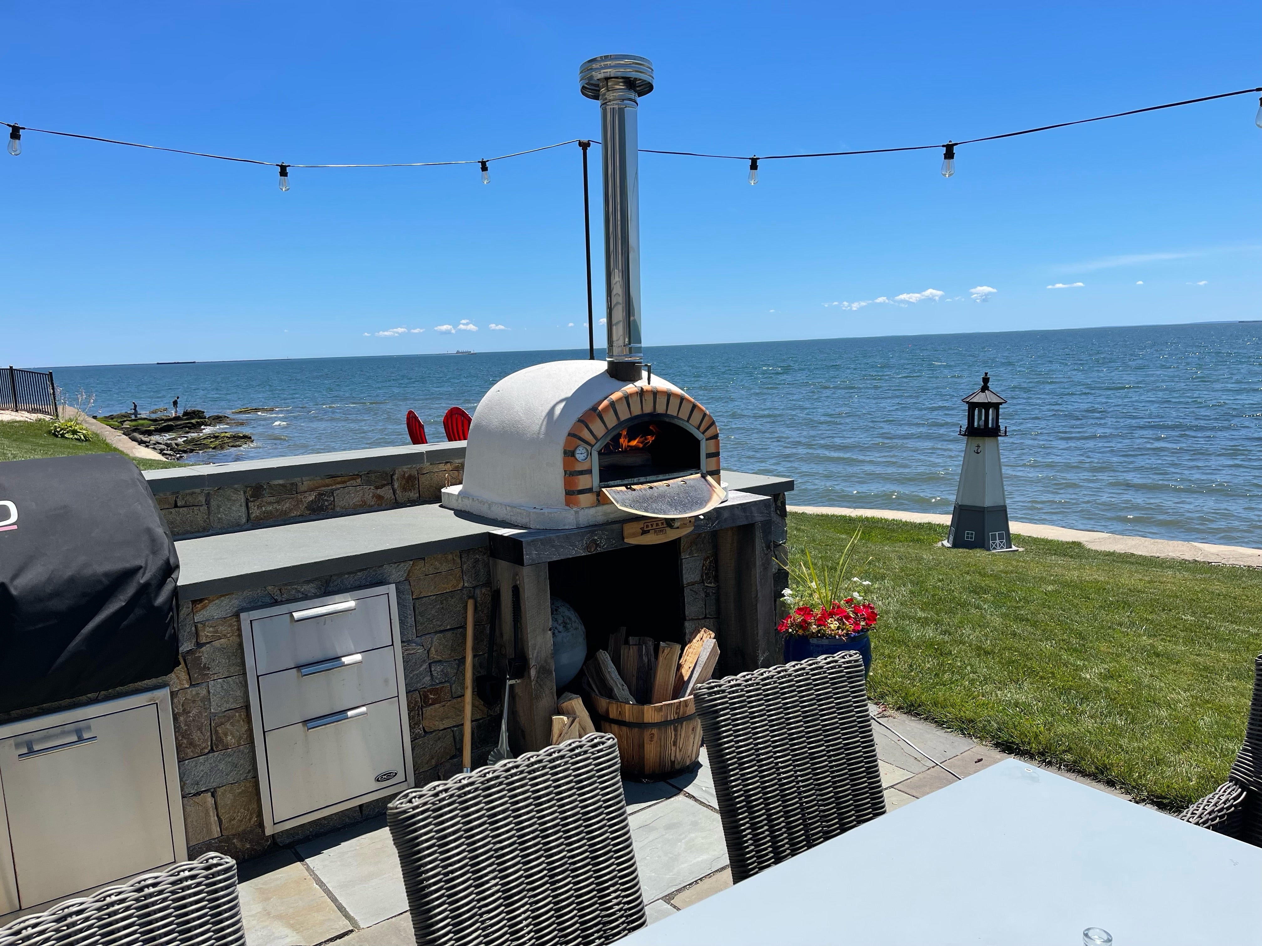 Professional PIZZAIOLI Wood Fired Pizza Oven for Outdoor Cooking - Perfect for Backyard, Patio, and Camping - Authentic Italian Pizza Maker