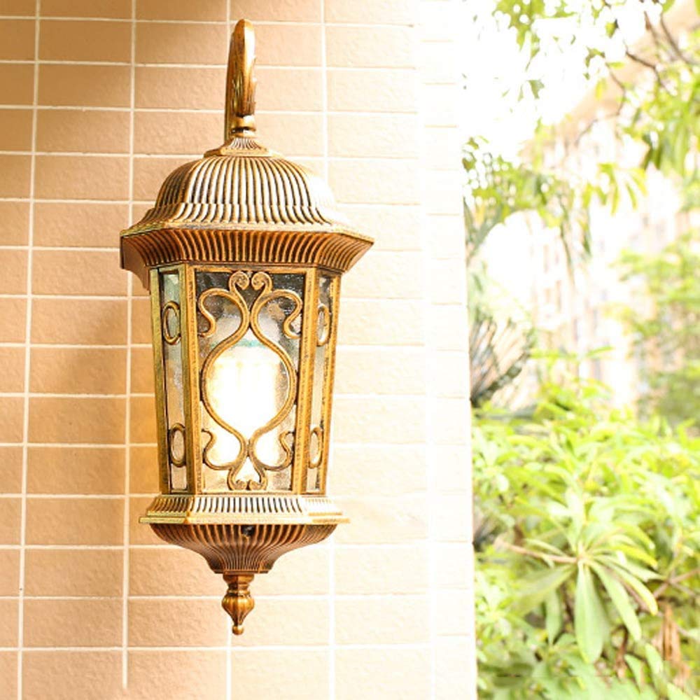 Outdoor Wall Mounted Light - Waterproof E27 Aluminum Exterior Hanging Lamp for Bedroom, Living Room & Reading - Durable Weatherproof Design for Patio, Garden & Porch Lighting