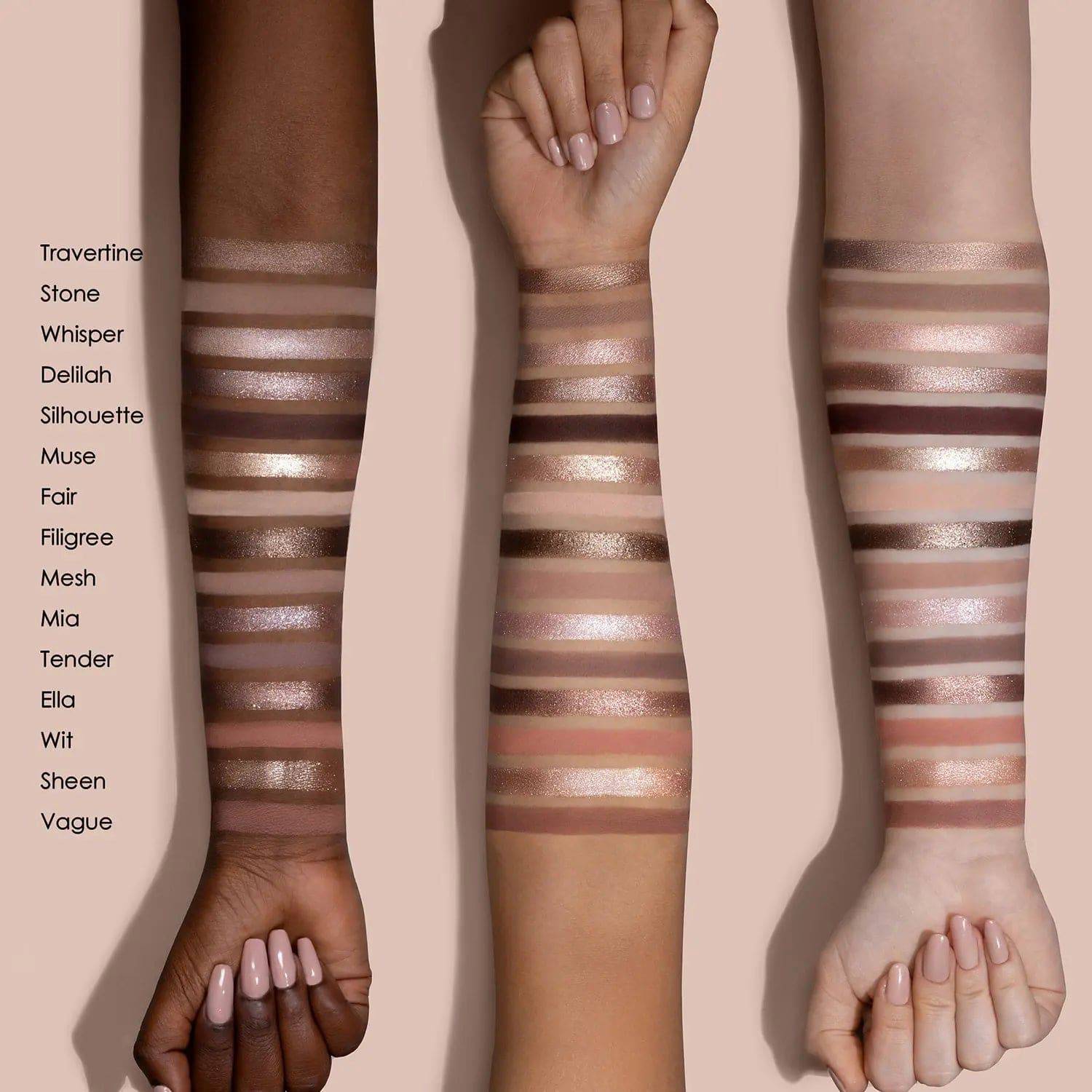 Nude Eyeshadow Palette - Natural Matte & Shimmer Neutral Tones for Everyday Makeup | Perfect for Daytime, Office & Casual Outings