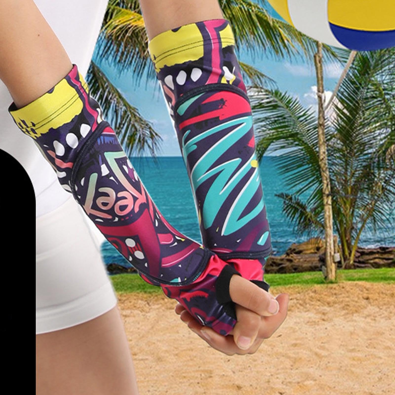 Youth Volleyball Arm Sleeves - Breathable Protective Arm Guards for Passing & Hitting | Perfect for Teen Volleyball Players | Training & Match Use