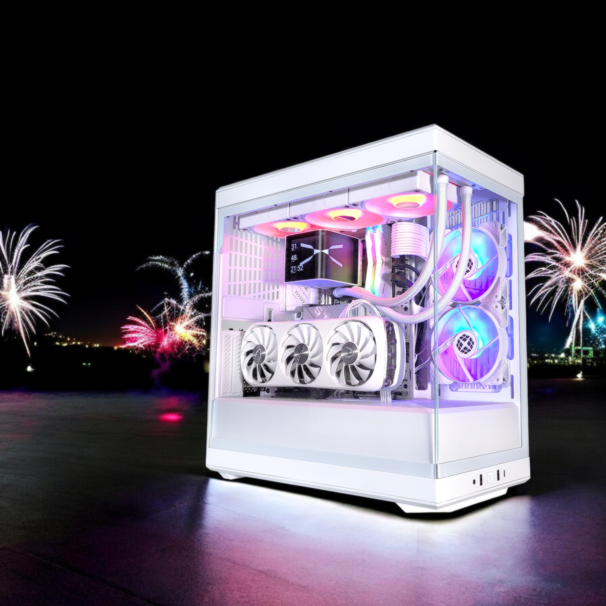 Y40 Ghost Ultimate Gaming PC - Ready to Ship | High Performance Desktop Computer for VR, Streaming & Esports | Perfect for Gamers & Content Creators