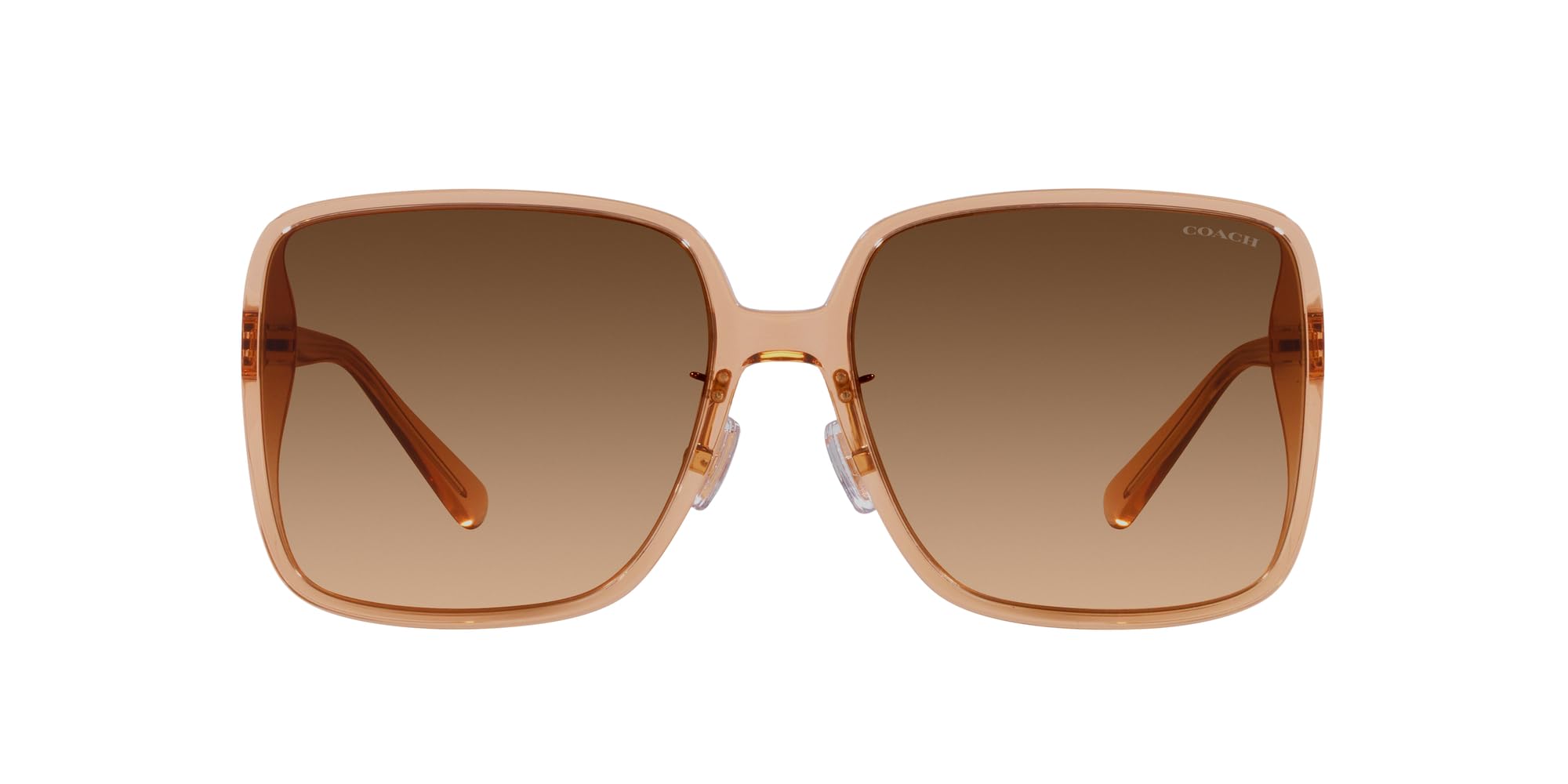 Coach Women's HC8368D Square Sunglasses - UV Protection Fashion Sunglasses for Women, Stylish Square Frame Shades for Driving, Beach & Outdoor Activities