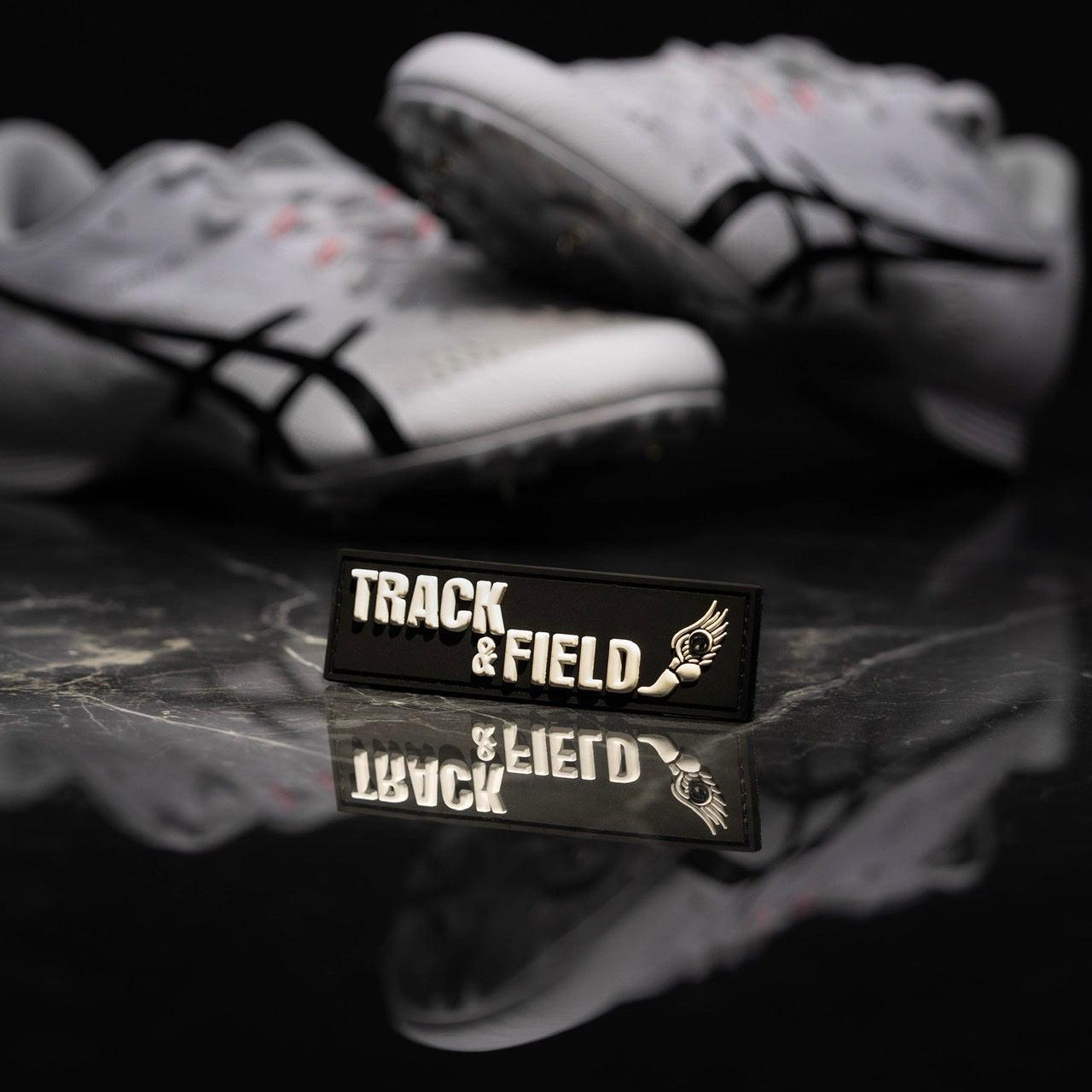 Track and Field Velcro Patch - Iron-On Embroidered Badge for Sports Jerseys, Jackets, and Bags | Perfect for Athletes, Coaches, and Fans