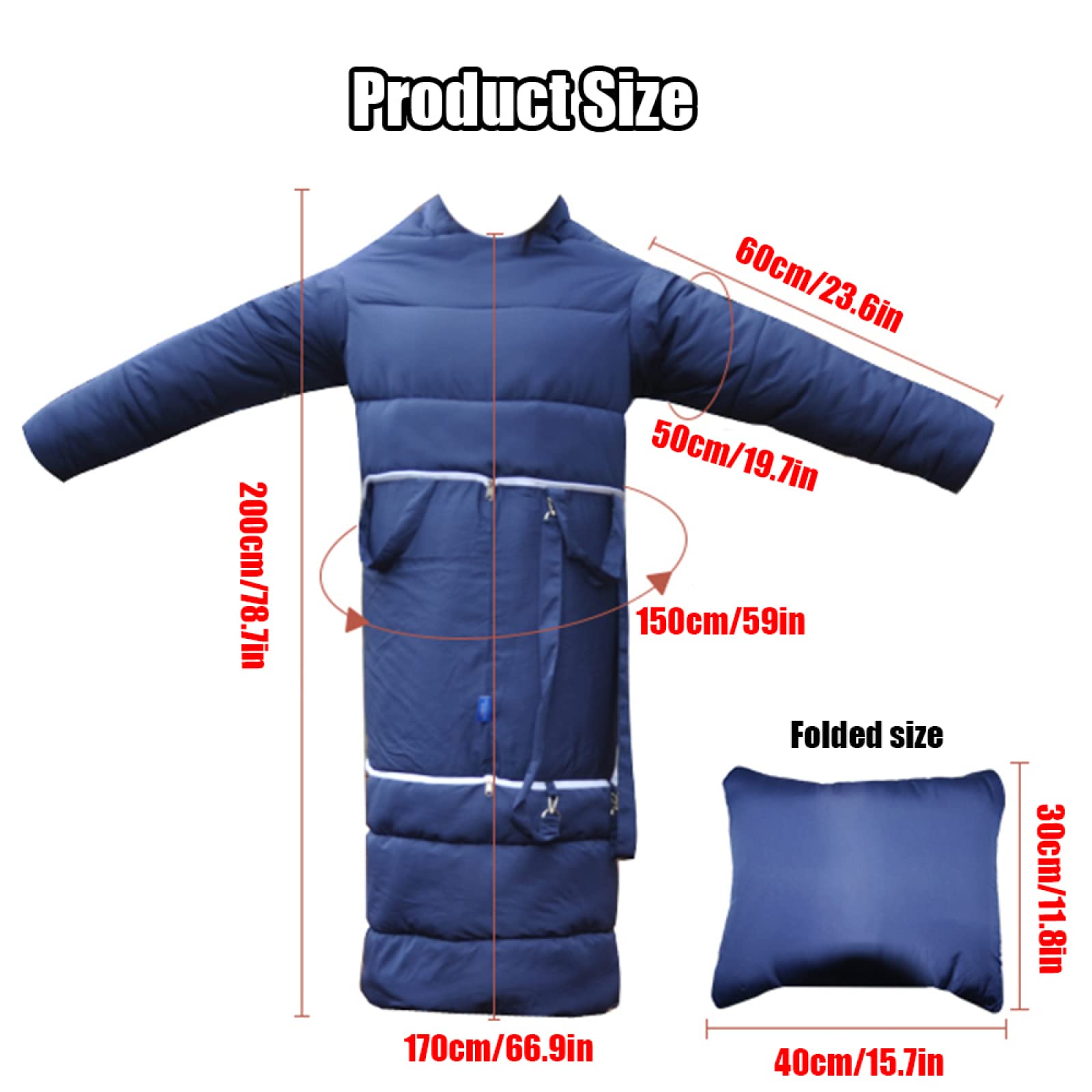 Waterproof Wheelchair Blanket for Adults - 200x150cm Winter Heating Knee Blanket, Warm Removable Leisure Coat to Keep Body Warm - Perfect for Outdoor Activities, Travel, and Home Use