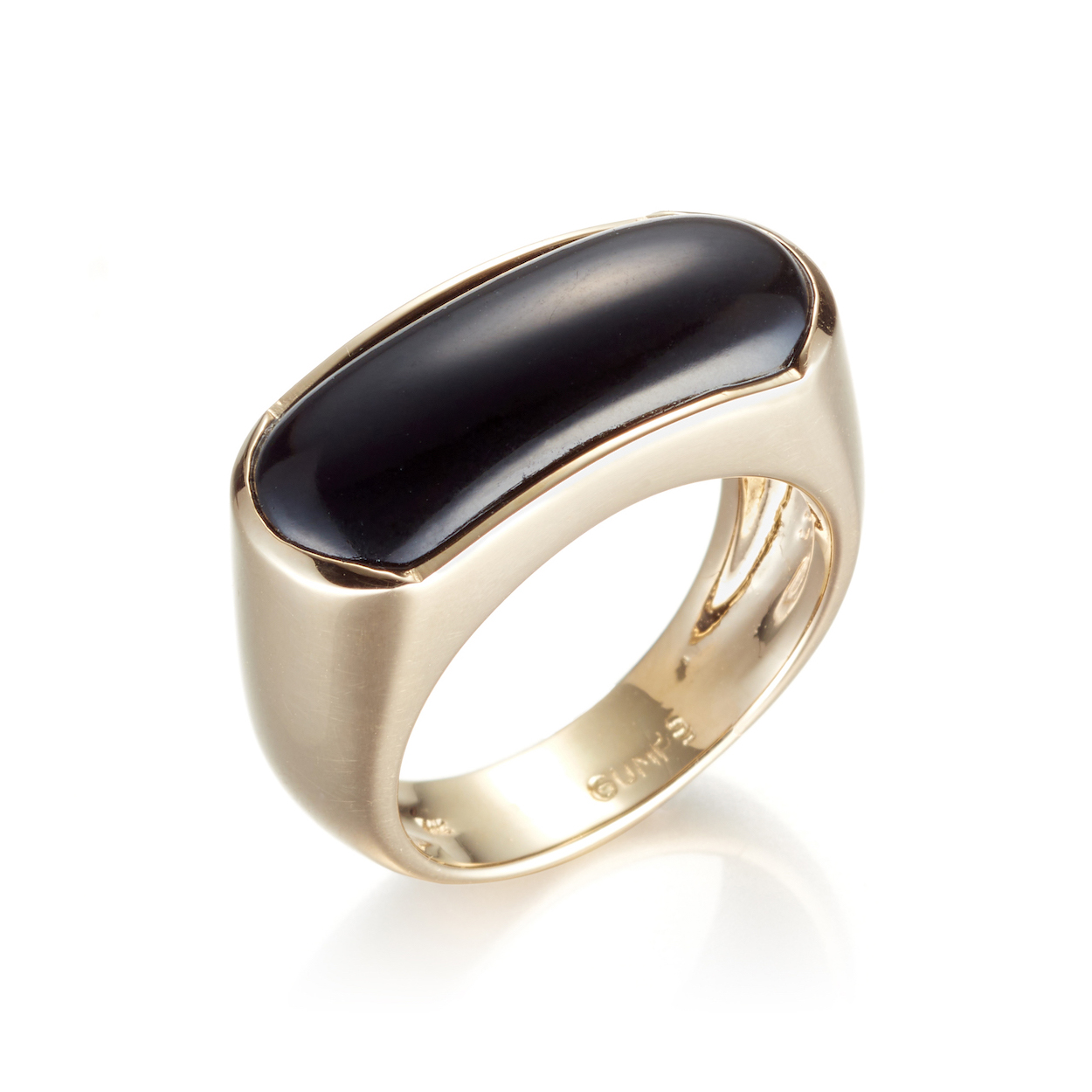 Men's Black Jade Saddle Ring - Handcrafted Sterling Silver Adjustable Band for Men - Perfect for Weddings, Gifts & Everyday Wear