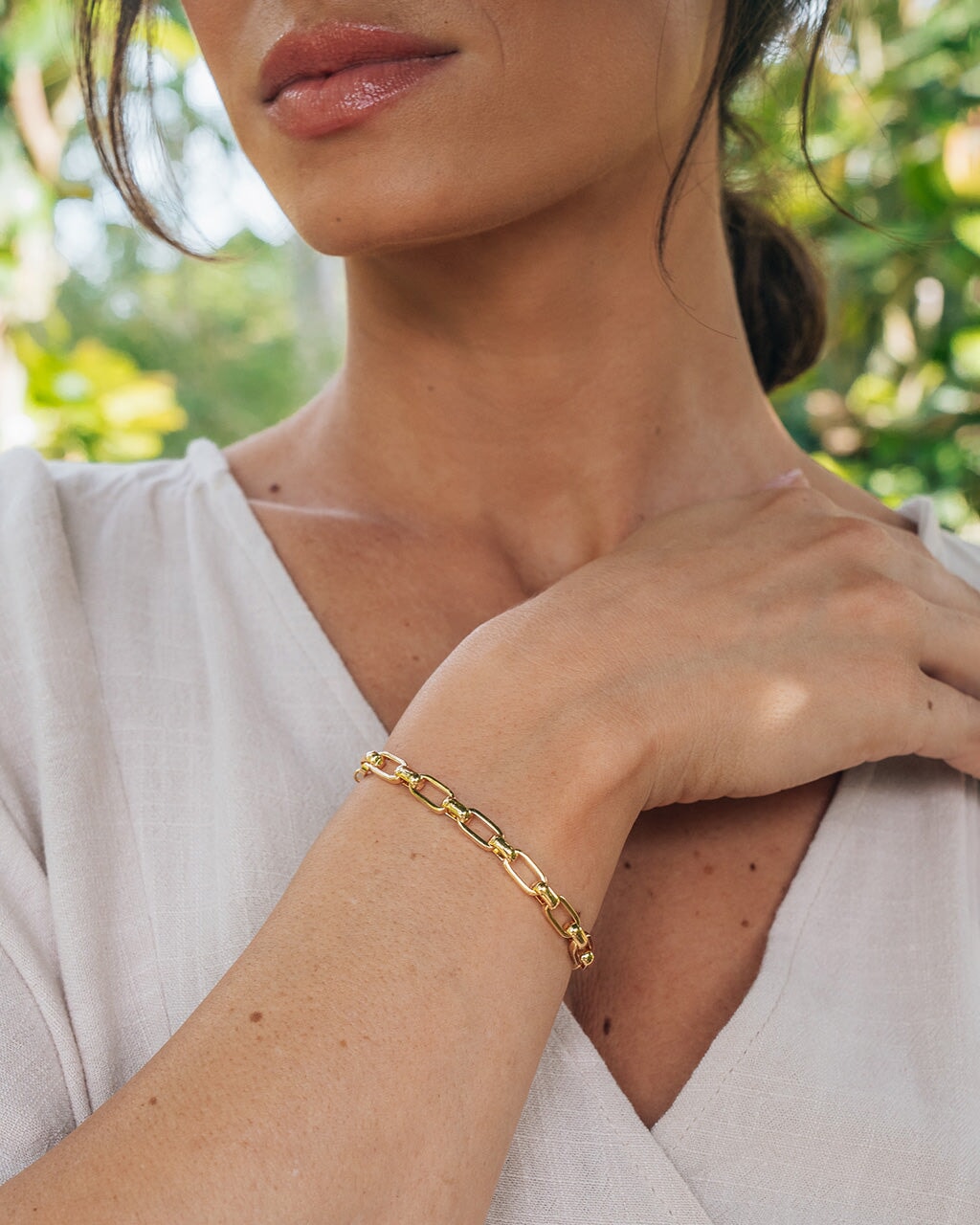 Isla Polished Chain Bracelet for Women - Elegant Gold & Silver Layering Bracelets for Everyday Wear | Perfect for Gifts, Parties & Casual Outfits