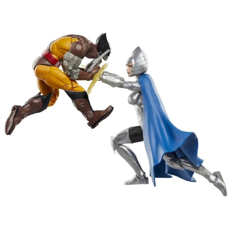 Marvel Legends Wolverine & Lilandra Neramani 2-Pack - 50th Anniversary Edition - Action Figures for Collectors & Marvel Fans - Perfect for Display & Comic Book Scenes