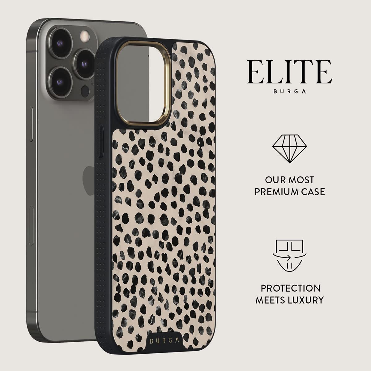 BURGA Protective Case for iPhone 14 Pro Max - Cute Aesthetic Phone Cover with Trendy Fall Pattern | Shockproof Slim Fit for Apple iPhone 14 Pro Max | Perfect for Everyday Use, Travel & Fashion Accessory