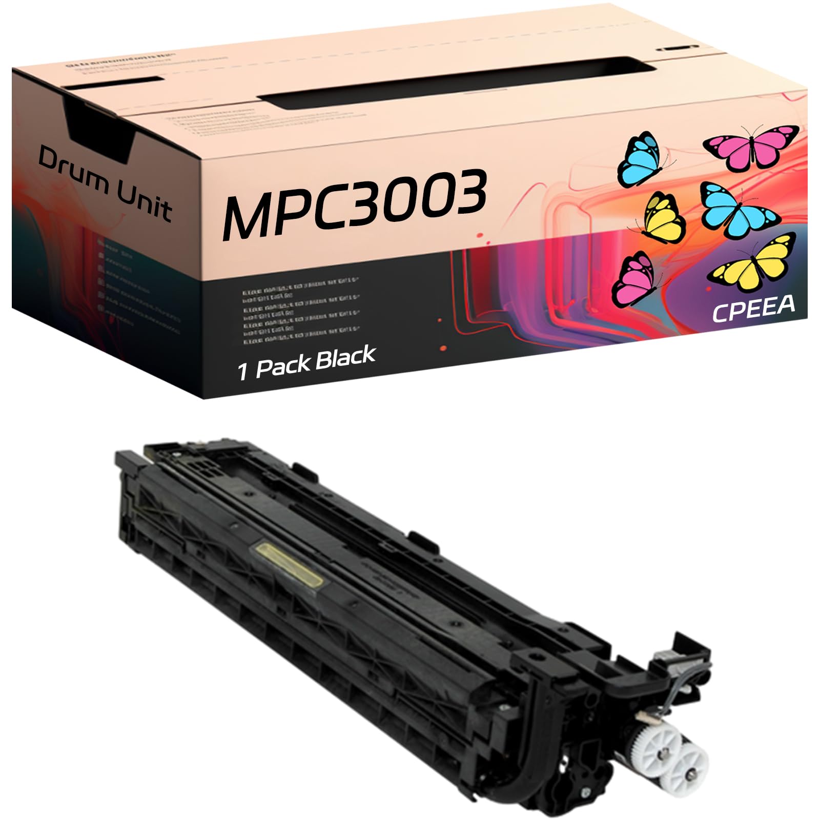 MPC3003 Drum Unit Compatible with Ricoh MP C3003 C3503 C4503 C5503 C6003 Printers - High Yield 410000 Pages Replacement Toner Cartridge - Reliable Black Imaging Unit for Office & Commercial Printing