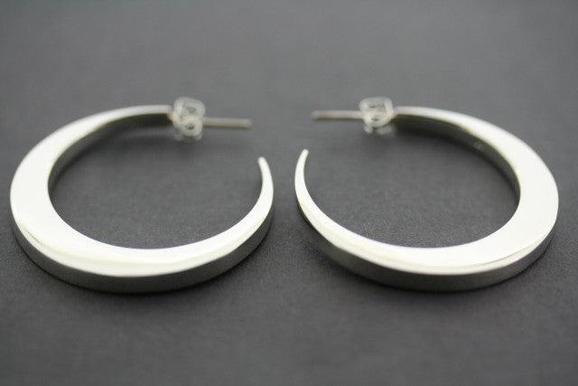 Sterling Silver Eclipse Stud Earrings for Women - Hypoallergenic & Tarnish-Free - Perfect for Everyday Wear, Parties & Gifts
