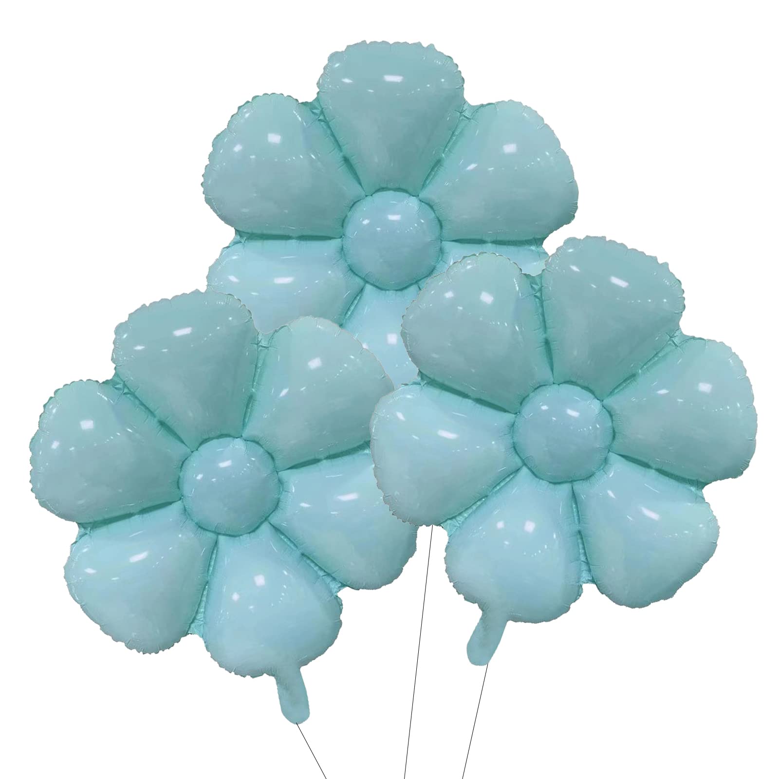 Blue Birthday Party Decorations - Flower Balloons & Party Supplies for Kids | Happy Birthday Party Decor for Indoor & Outdoor Celebrations
