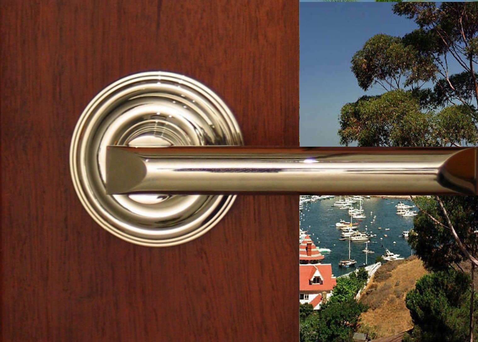 FPL Avalon Solid Brass Passage Lever Set - 2-3/4