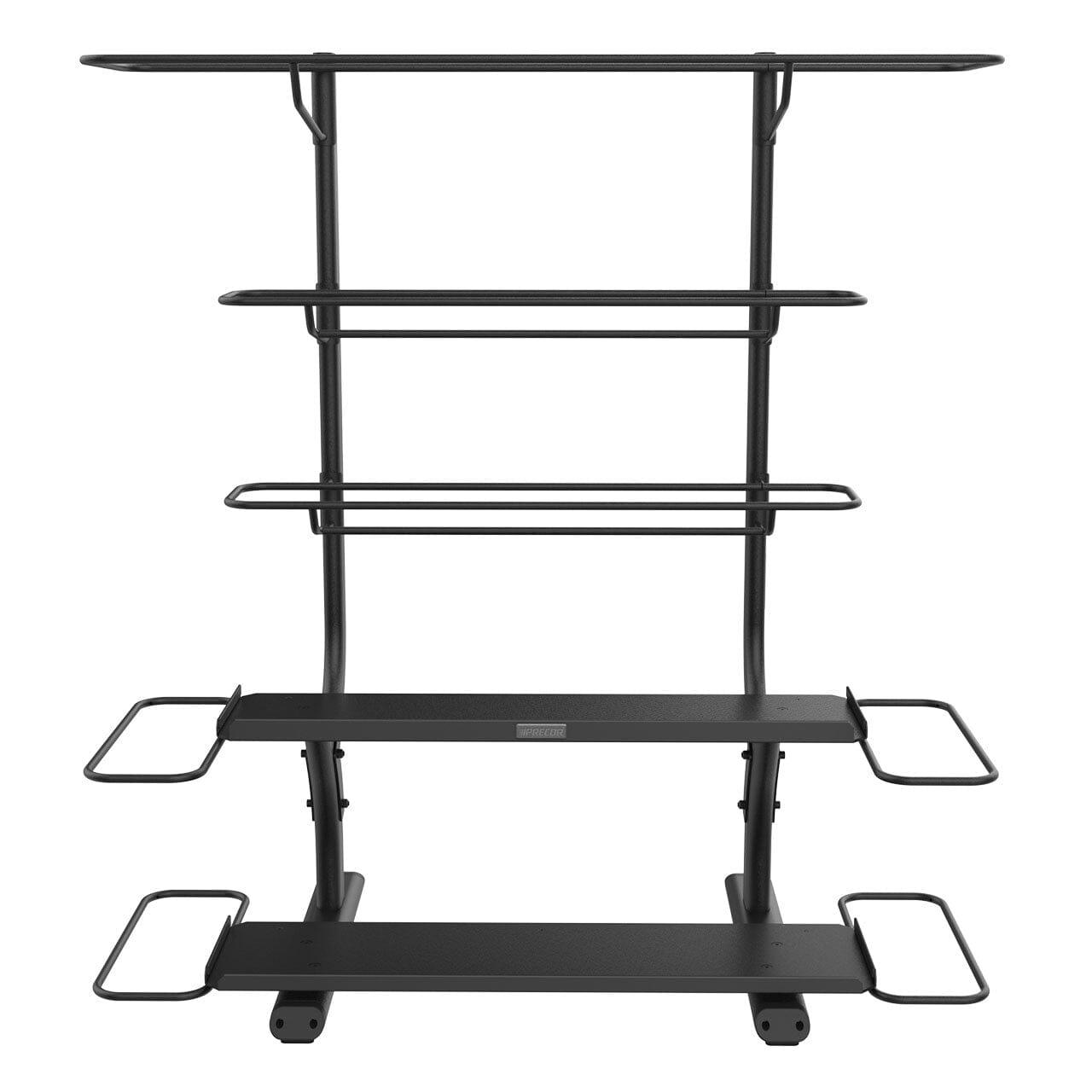Precor Vitality Series Accessory Racks (VBR 6820) - Premium Gym Equipment for Home & Commercial Use - Perfect for Strength Training & Fitness Accessories Storage