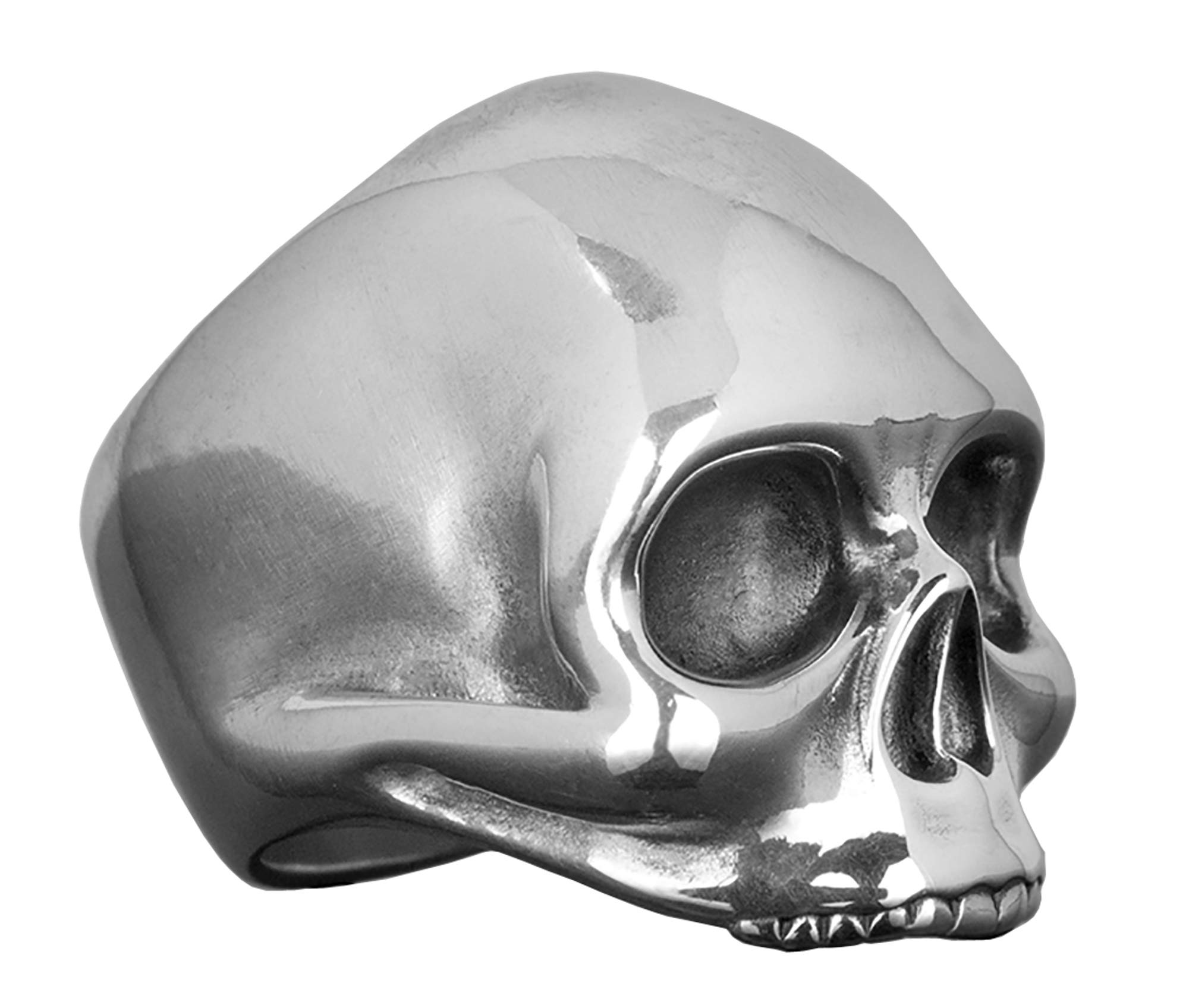JANIS - Handcrafted Sterling Silver Skull Ring Inspired by Janis Joplin | Gothic Jewelry for Women | Perfect for Concerts, Halloween & Rock Fashion