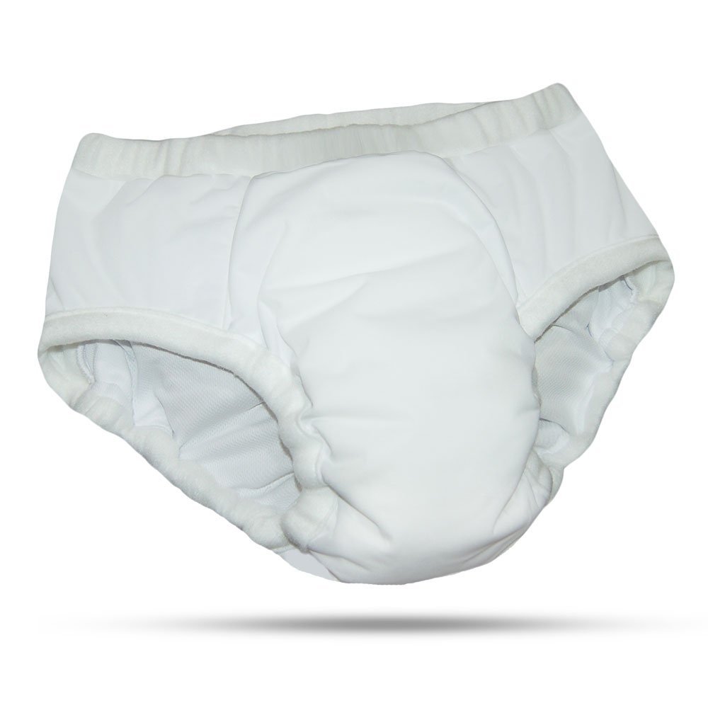 **Heavy Absorbency Adult Cloth Diaper - Large Size, White - Ideal for Incontinence, Bedwetting & Overnight Protection**