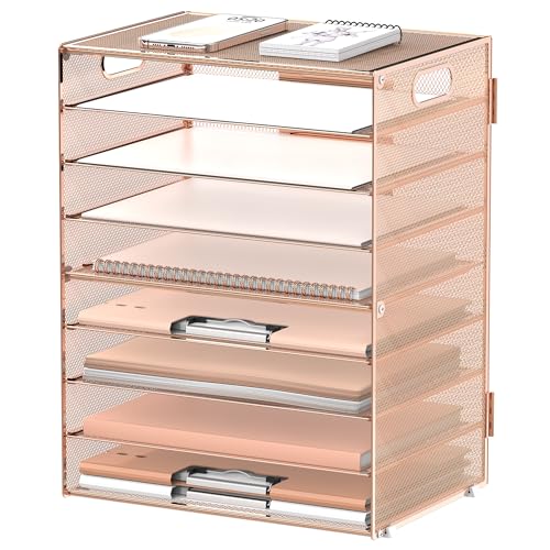 Desk Organizer Gold Rose