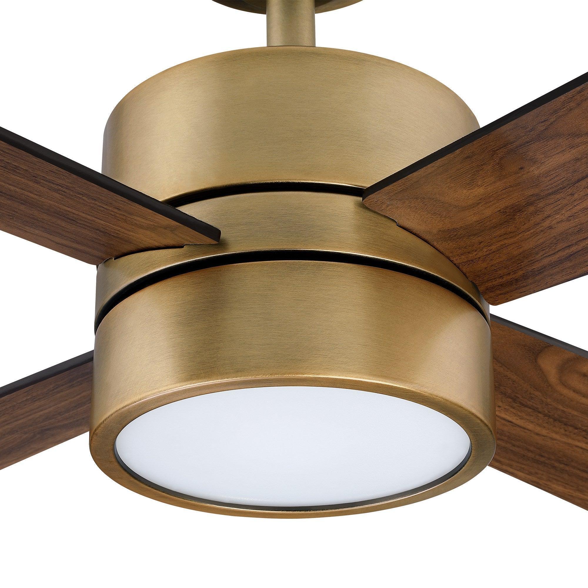 52 Inch Bucholz Industrial Ceiling Fan with Dimmable LED Light - Perfect for Warehouses, Garages, and Large Commercial Spaces