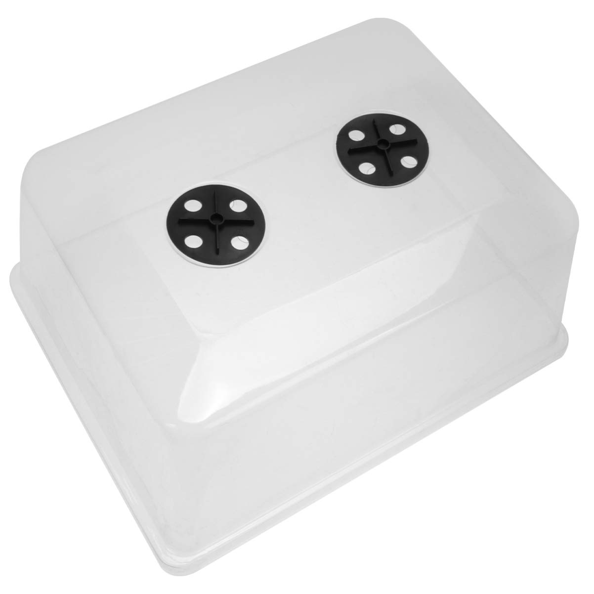 DOITOOL Microgreens Growing Kit - 10 Pack Clear Plastic Seedling Trays with Humidity Domes for Indoor Gardening, Plant Germination, Herb Sprouting - Perfect for Home Hydroponics, Organic Farming & Kitchen Herb Gardens