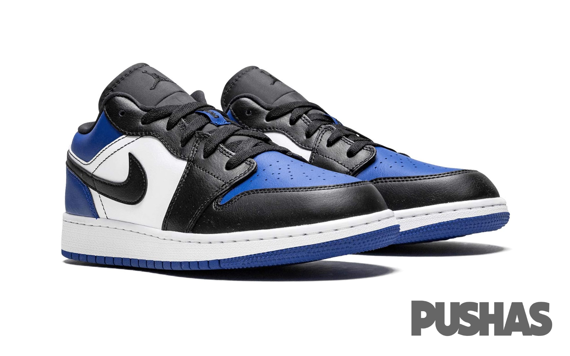 Air Jordan 1 Low 'Black/Royal' GS Sneakers for Girls - Stylish Basketball Shoes for School, Sports & Casual Wear