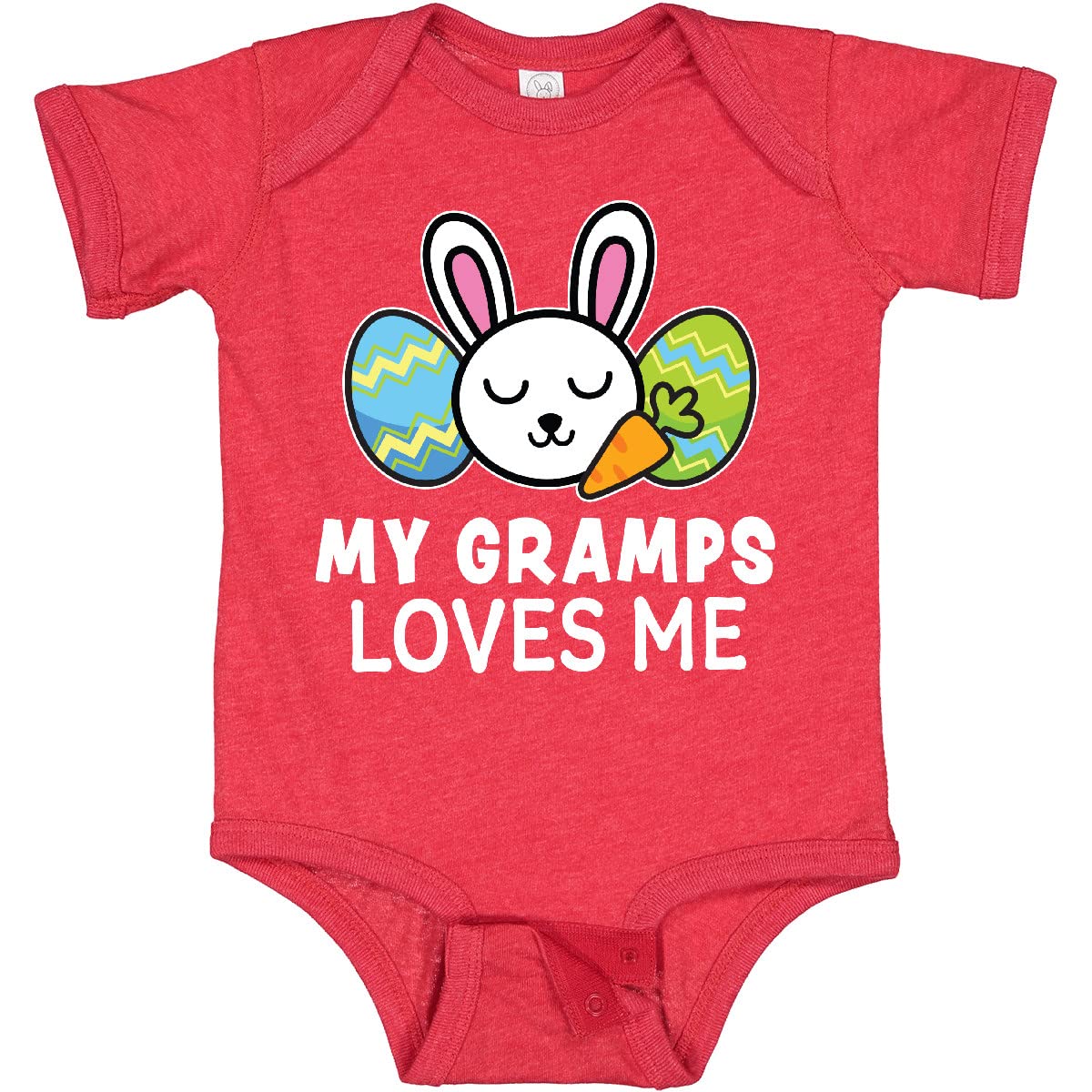 My Gramps Loves Me Bunny Easter Baby Bodysuit - Cute Easter Outfit