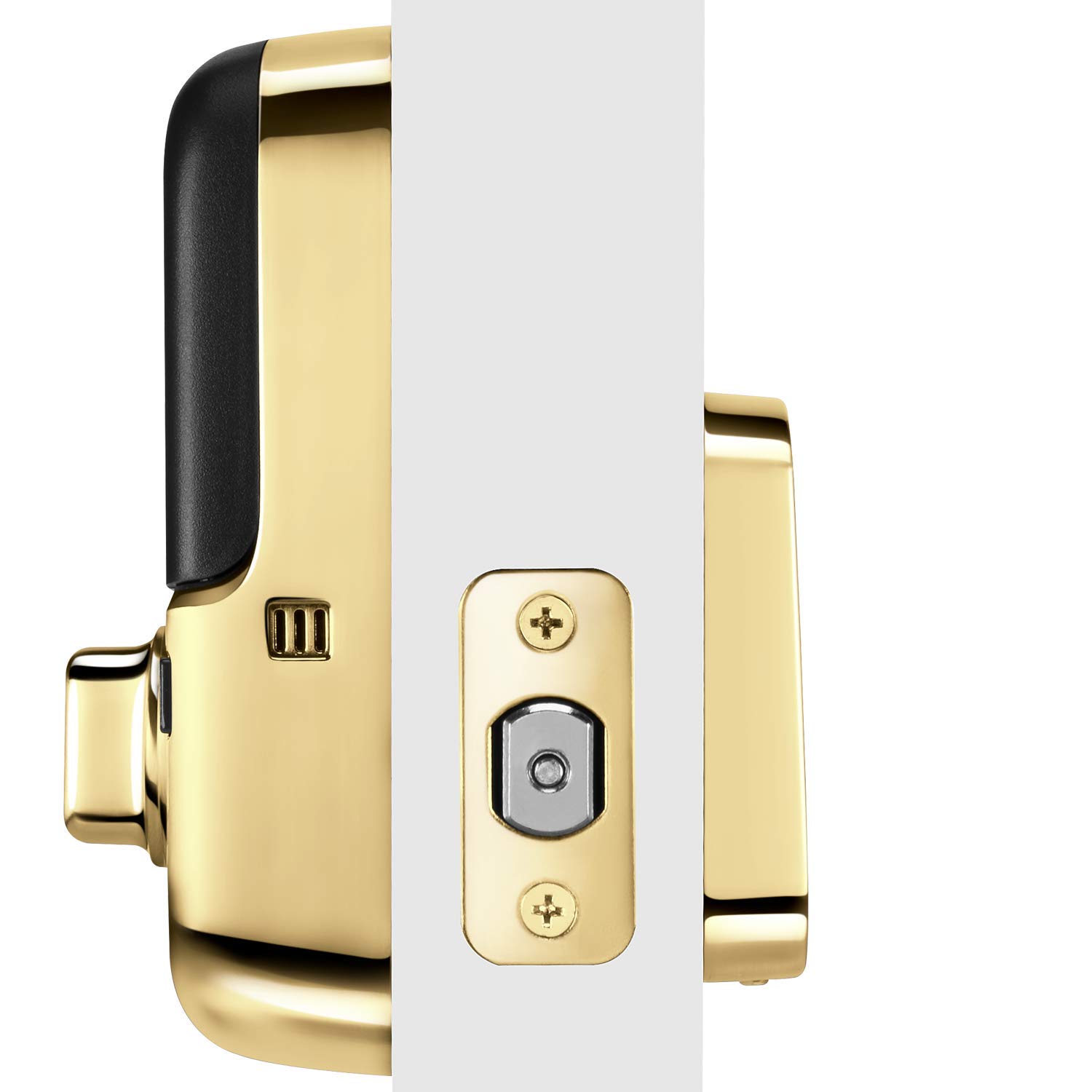 Yale Assure Lock SL Wi-Fi Touchscreen Smart Lock - Keyless Entry, Remote Access & Auto-Lock, Polished Brass Finish for Home Security & Smart Home Automation