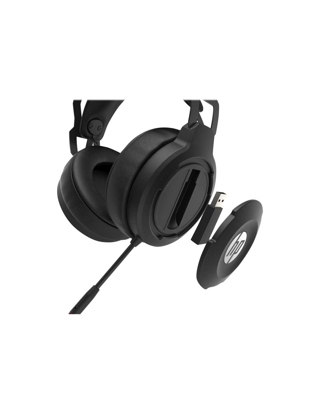 HP Pavilion Gaming X1000 Wireless Gaming Headset with Noise Cancellation - 7.1 Surround Sound, 50mm Drivers, 30-Hour Battery Life for PC, PS5, Xbox (Model 1045657) - Perfect for Competitive Gaming & Streaming